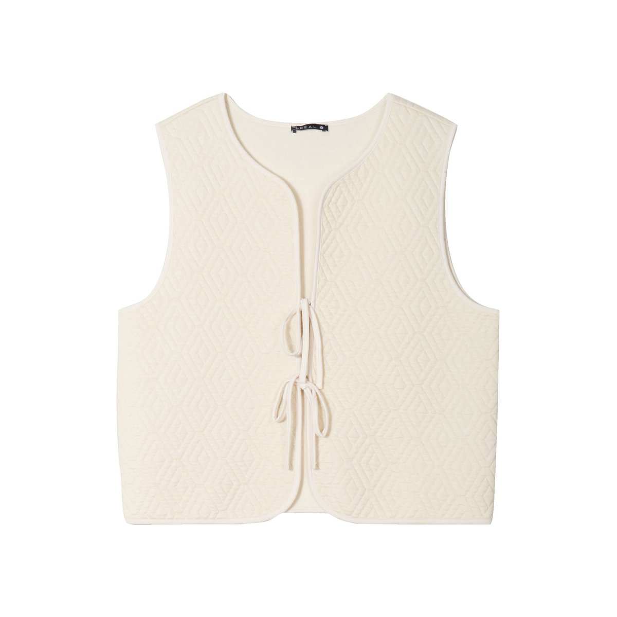 Gilet sans manches matelassé ecru, BREAL
