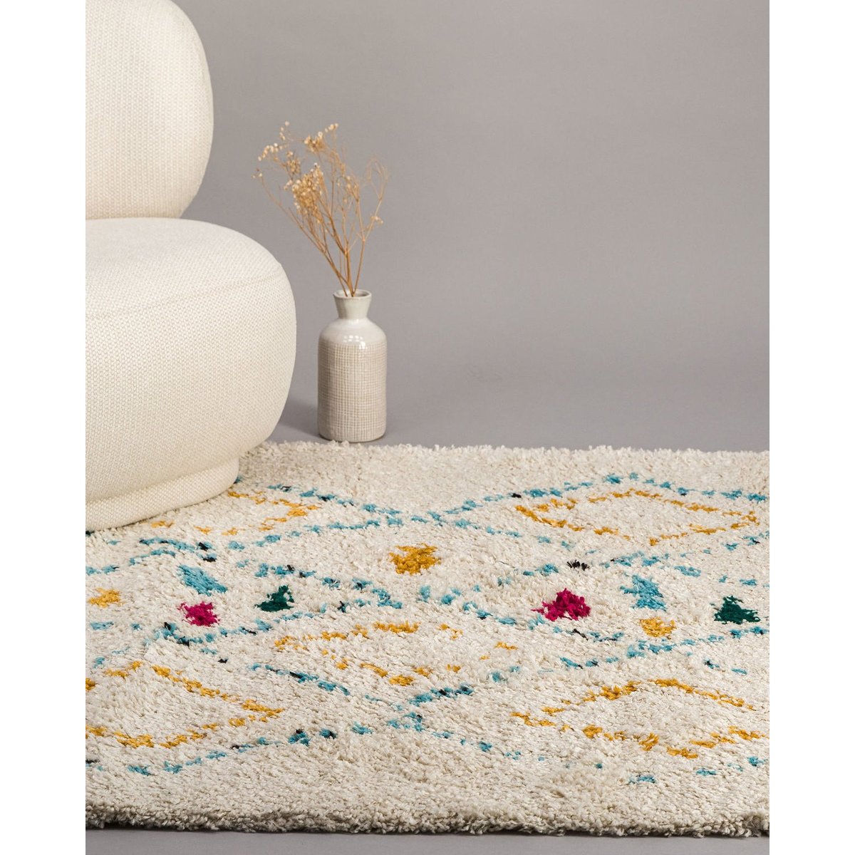 Tapis enfant épais et confortable SINBAD palette colorée, AFK LIVING