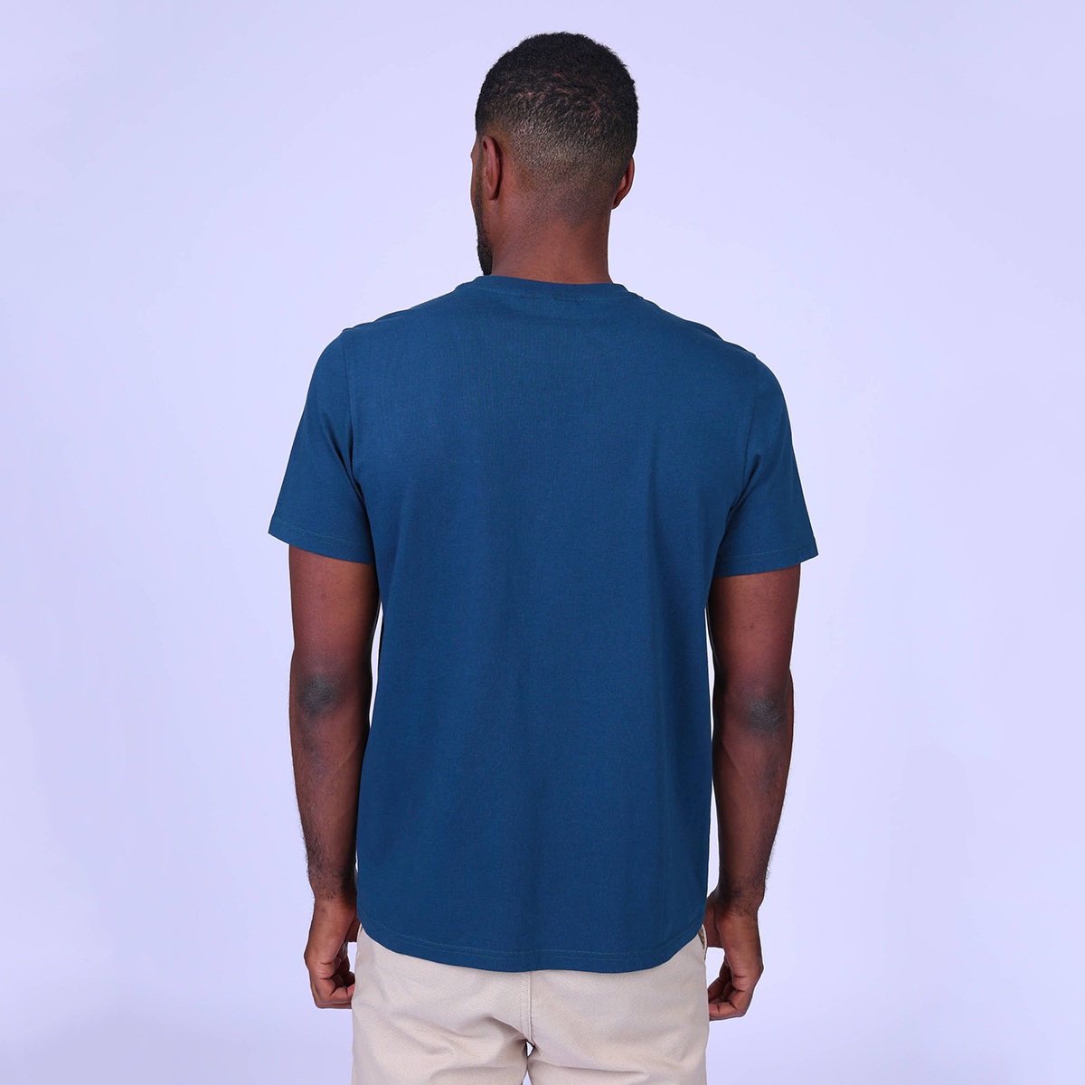 T-shirt Cédric bleu petrole, MISE AU GREEN