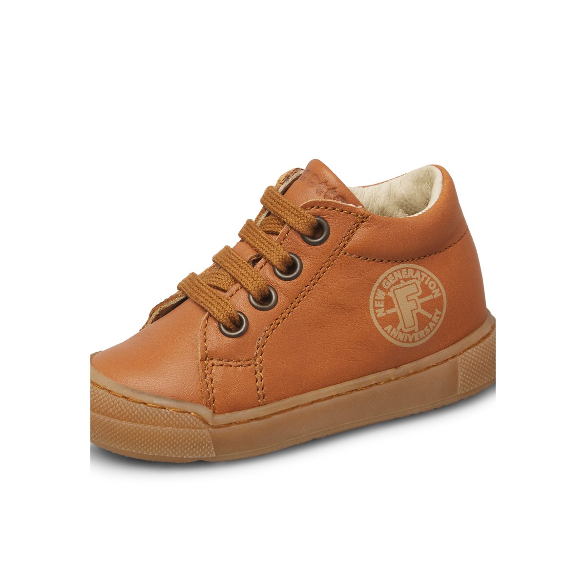 Baskets en cuir ALSTRO 2 ZIP cognac-, FALCOTTO