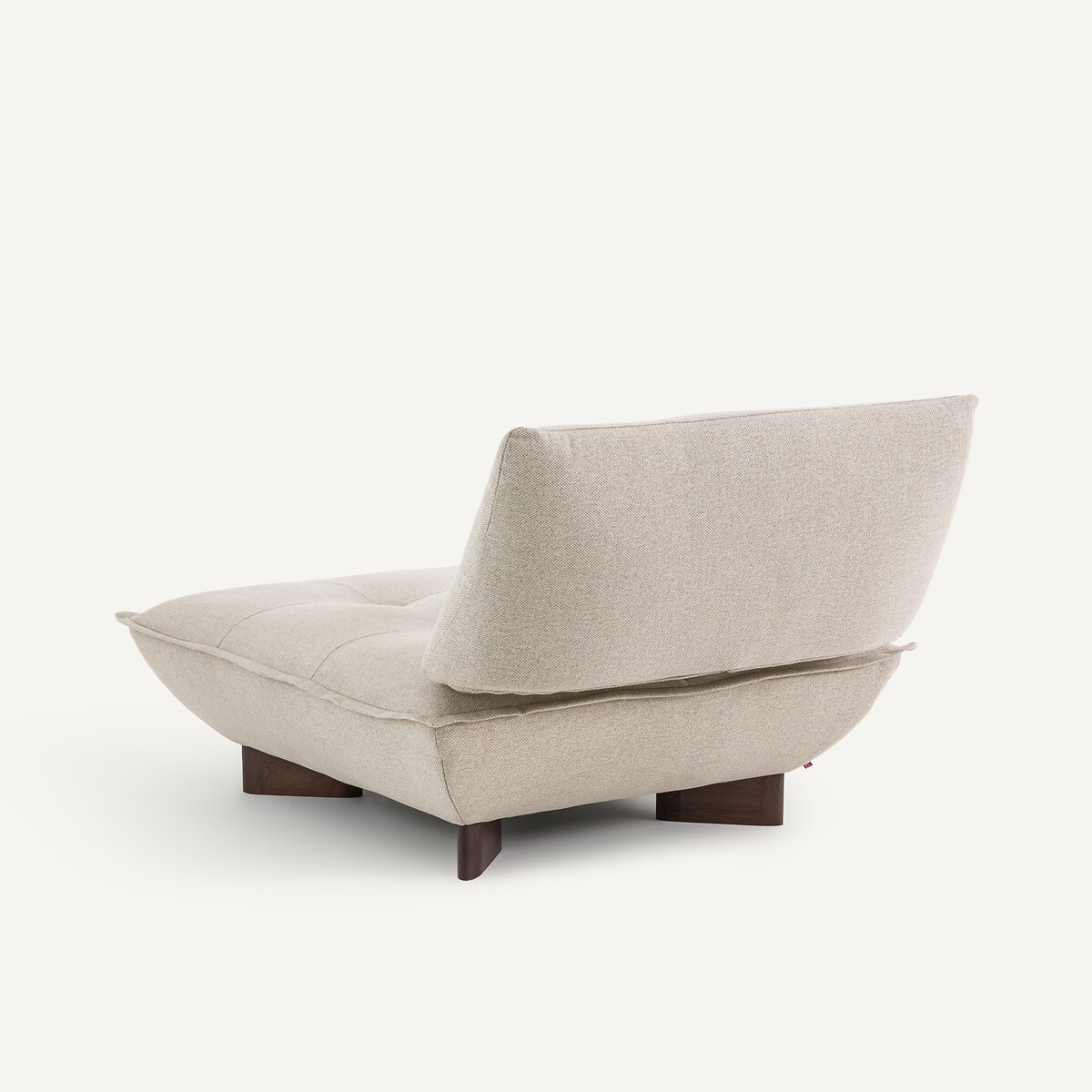 Chauffeuse modulable en tweedé, KAORI naturel/gris clair, AM.PM