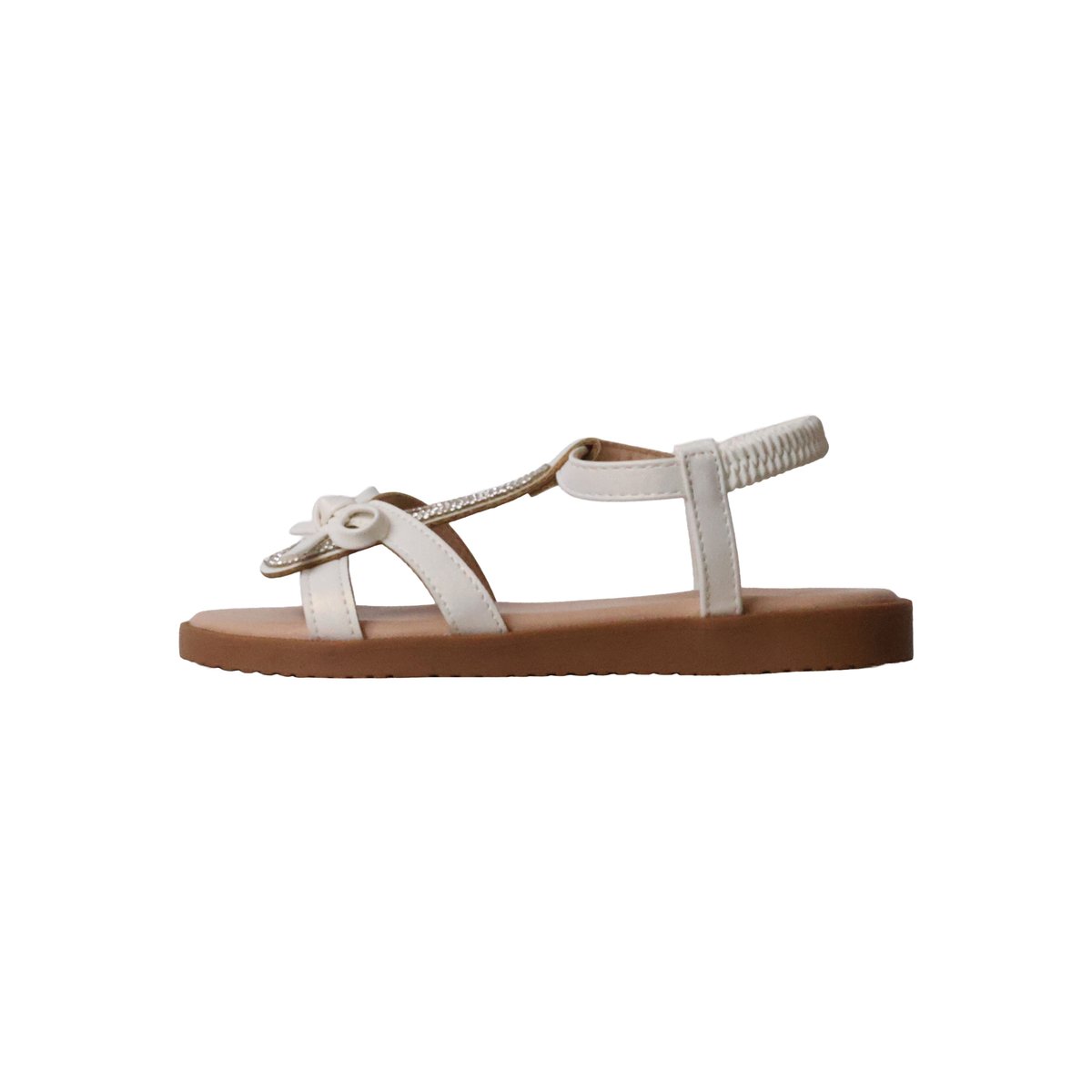 Sandales à Elastique blanc, ENZA NUCCI