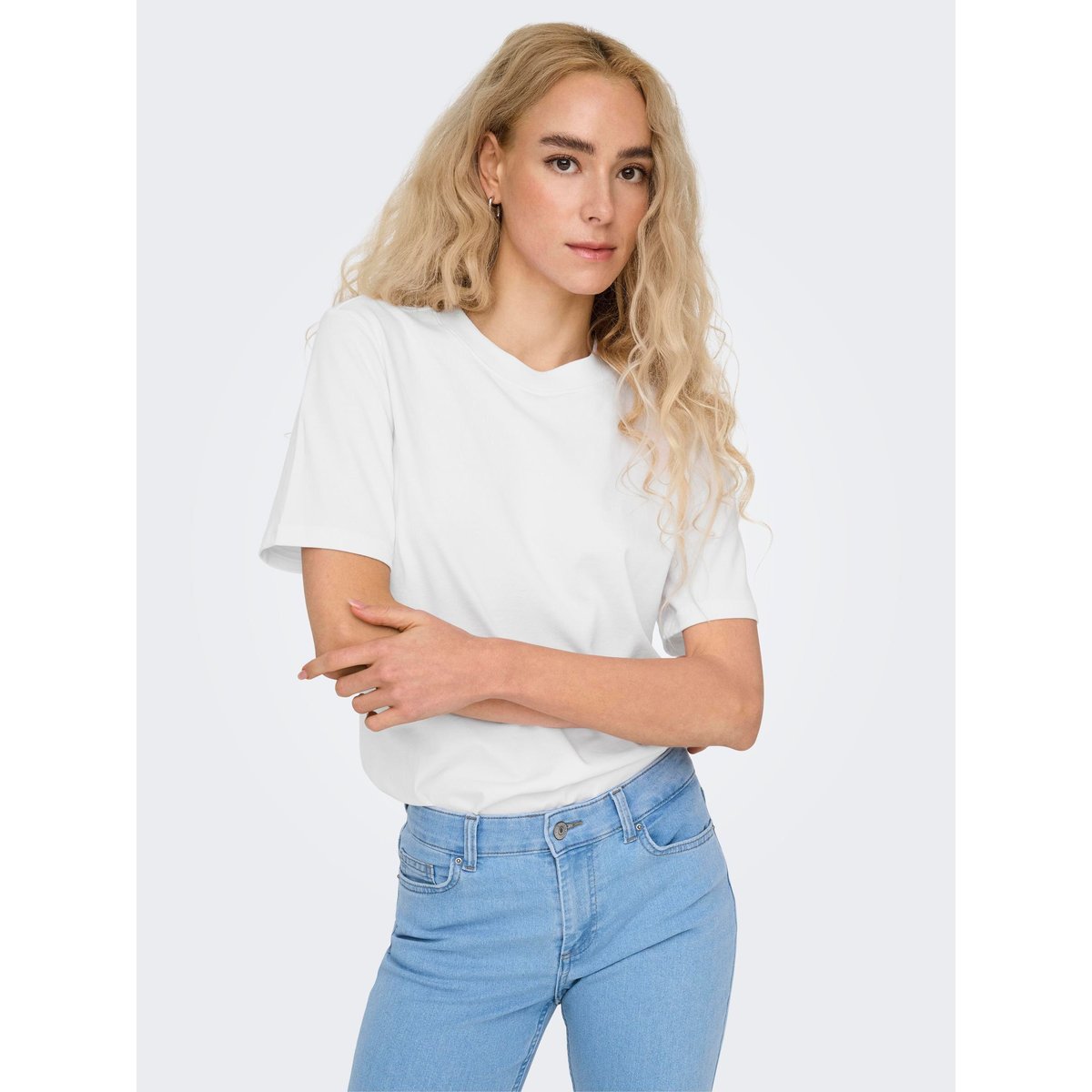 T-Shirt white, ONLY