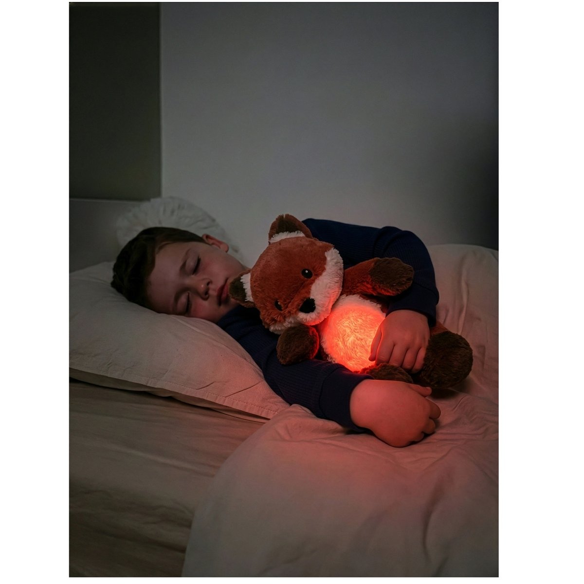 Peluche veilleuse musicale Milo le Renard roux, CLOUD B