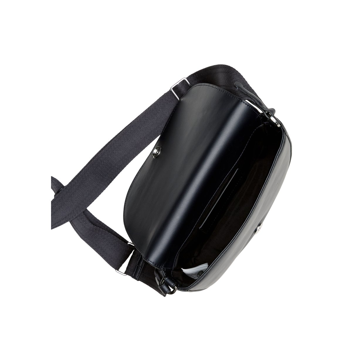 Sac à bandoulière small en une alternative de cuir en polyester recyclé dunkelblau, MARC O'POLO