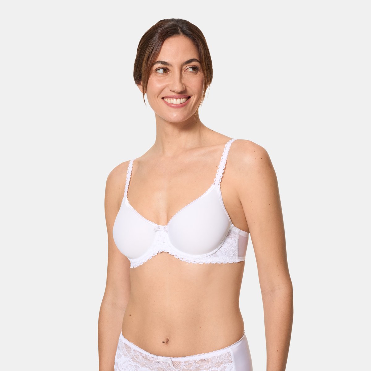 Soutien-gorge spacer avec armatures Flower Elegance Recyclé blanc, PLAYTEX