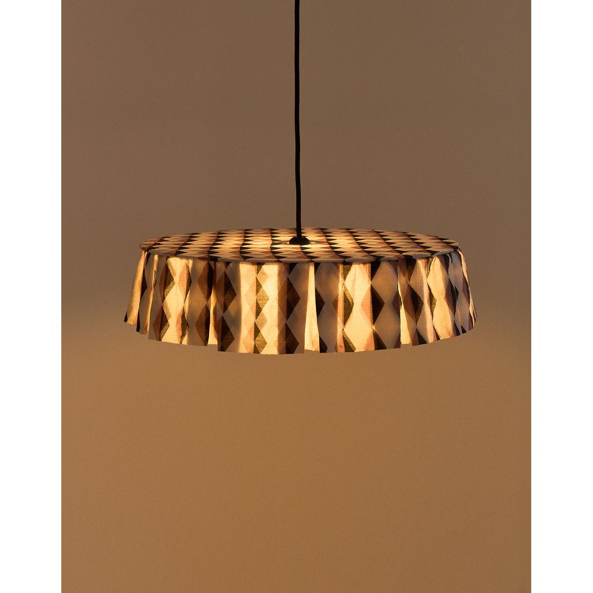 Abat-jour pour suspension VIBES auburn black harlequin, NOBODINOZ