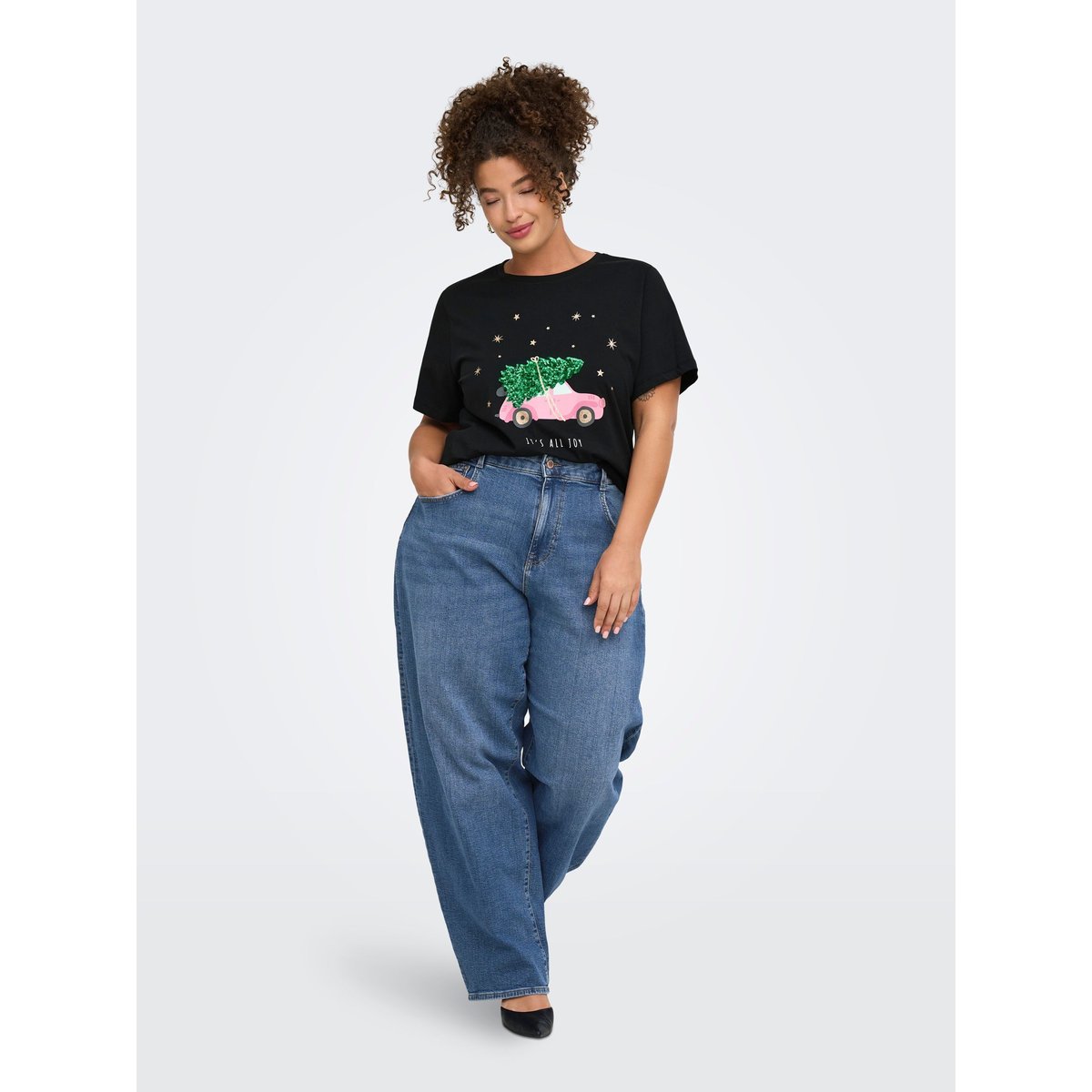 T-Shirt noire - black, ONLY CARMAKOMA