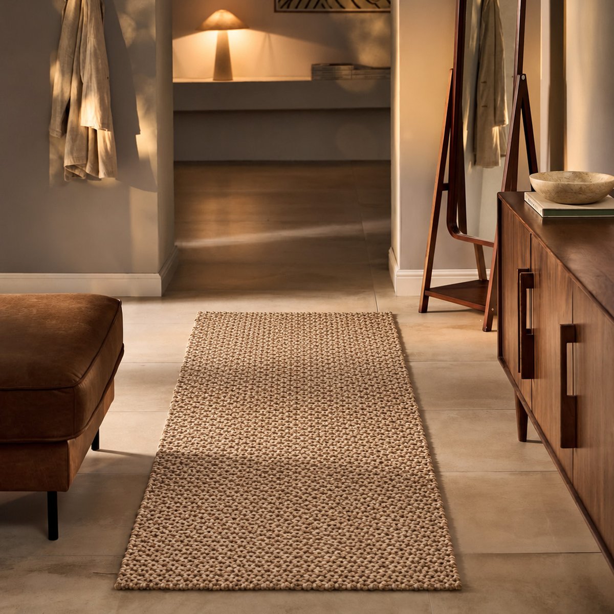 Tapis en sisal SIZALI beige, BAZAR BIZAR