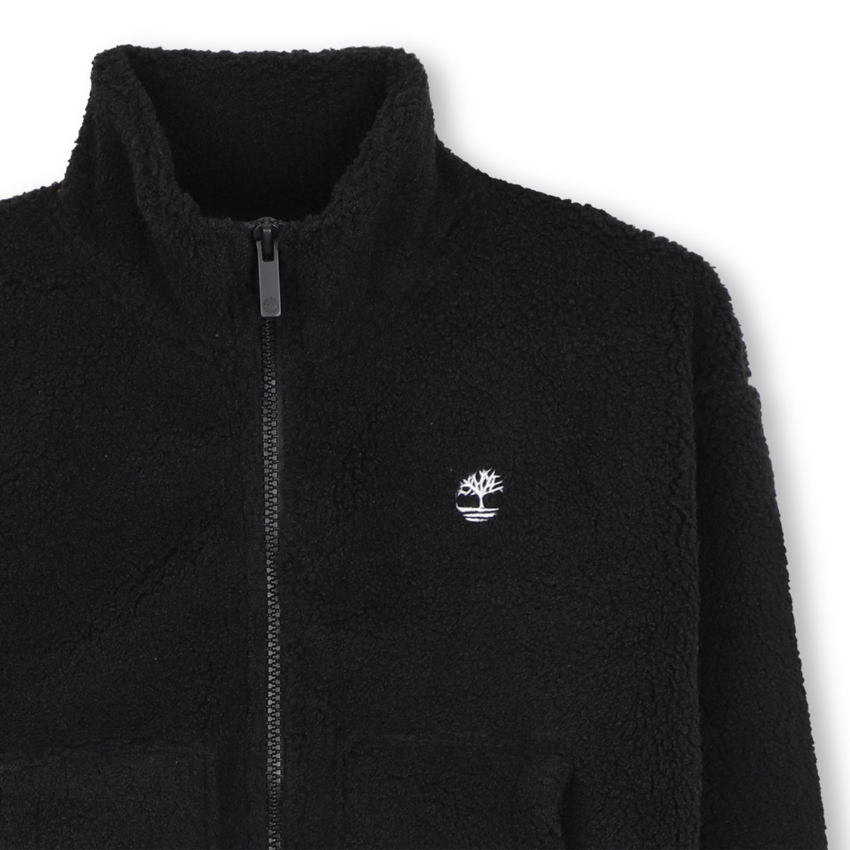 Cardigan peluche fermeture zippée black, TIMBERLAND
