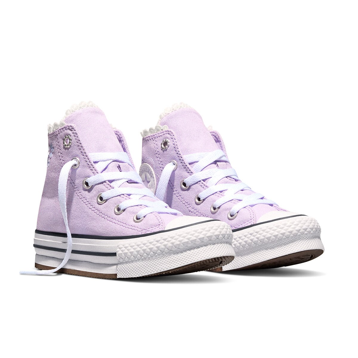Baskets CHUCK TAYLOR ALL STAR EVA LIFT HI BUBBLY FLORAL lavande, CONVERSE