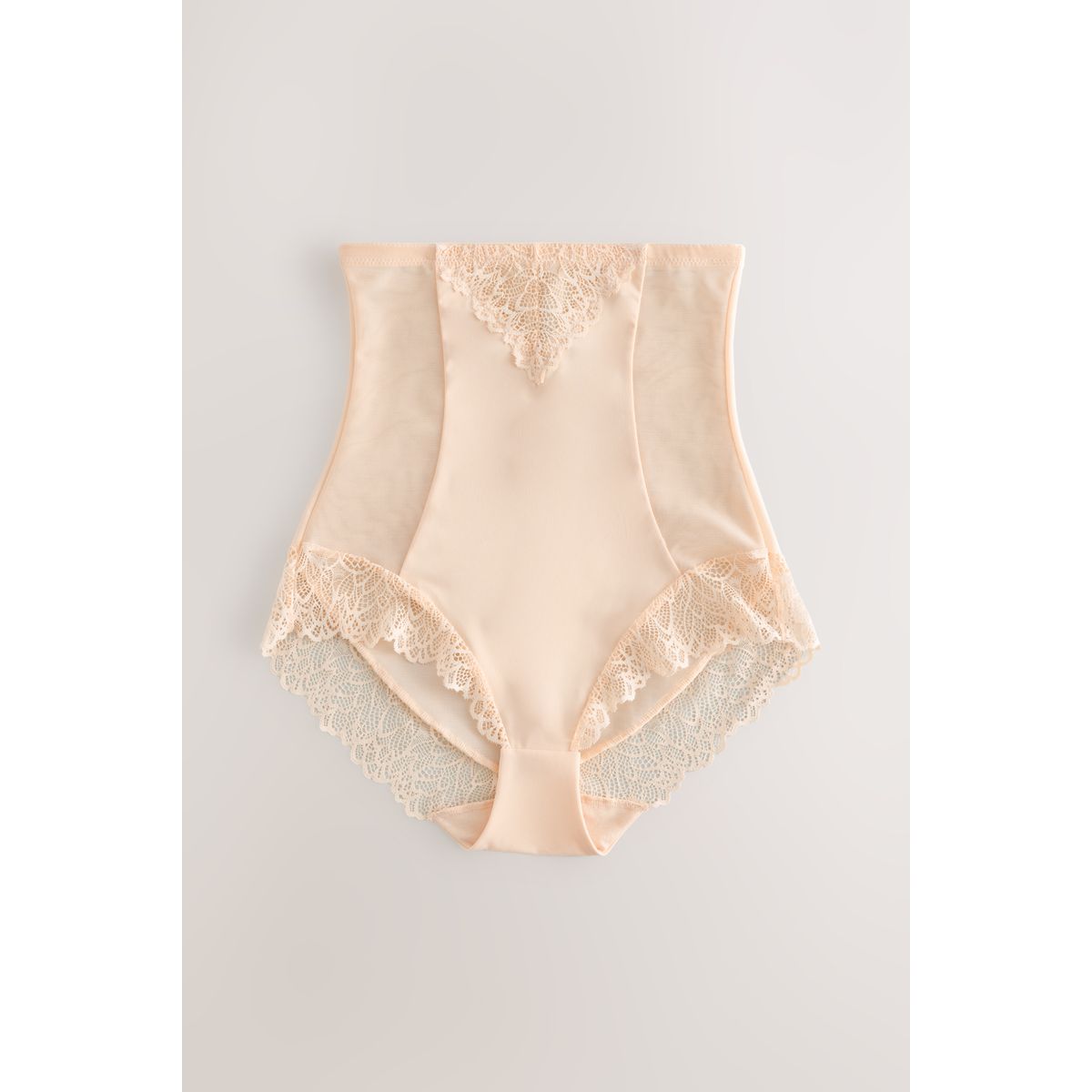 Culotte femina effet ventre plat, lot de 2 nude rose pastel/noir, NEXT