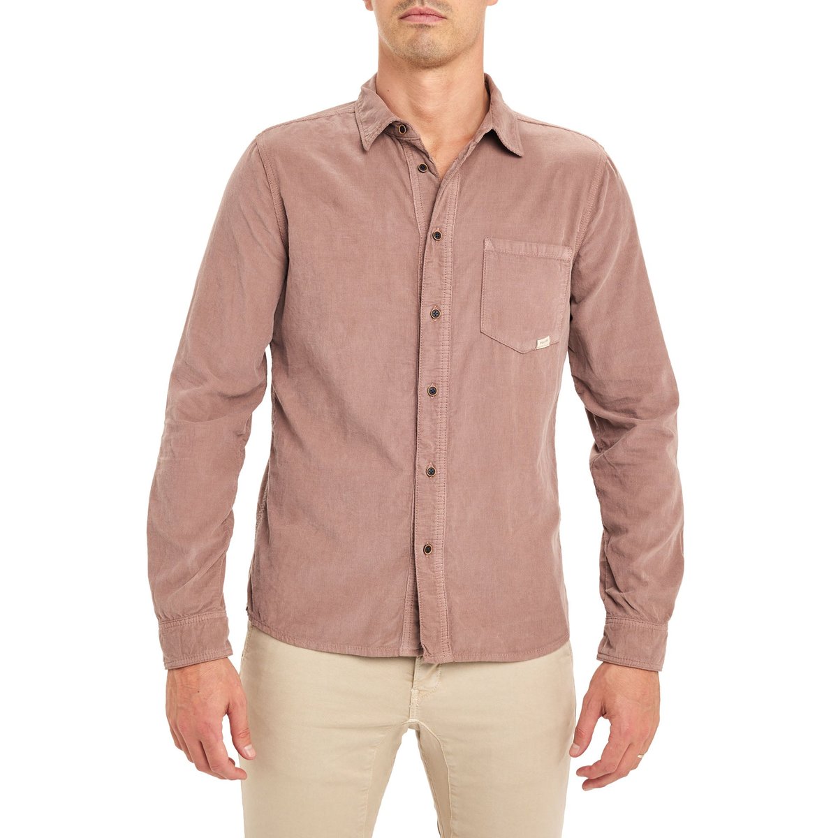 CHEMISE VELOURS MAUVE purple, PULLIN