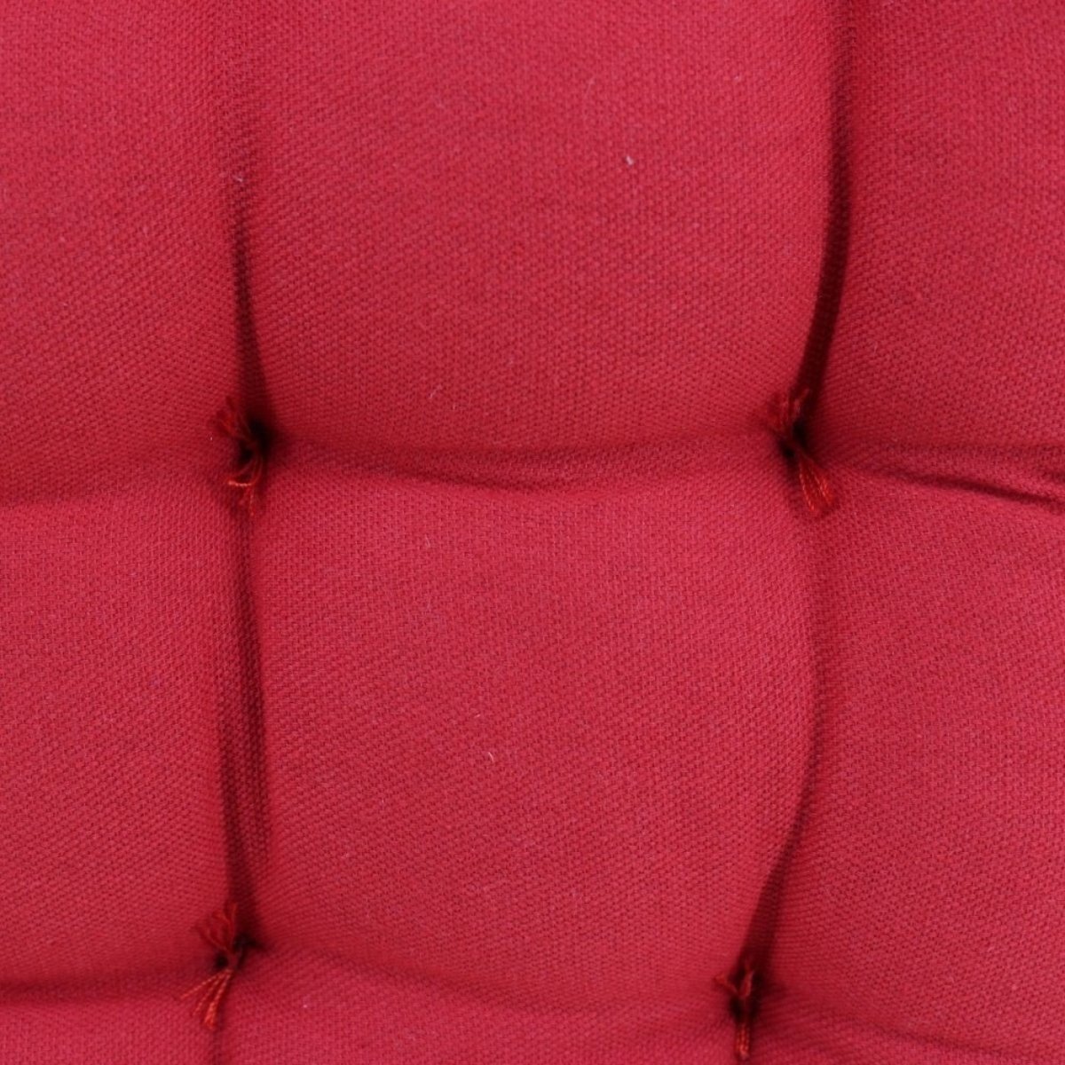 Lot de 4 galettes de chaise 40x40cm rouge, ORNAMI