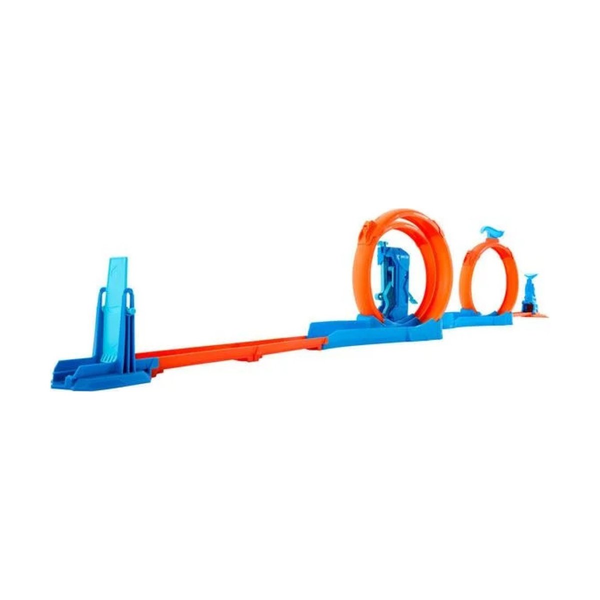 Hot Wheels Track Creator : triple looping multicolore, MATTEL
