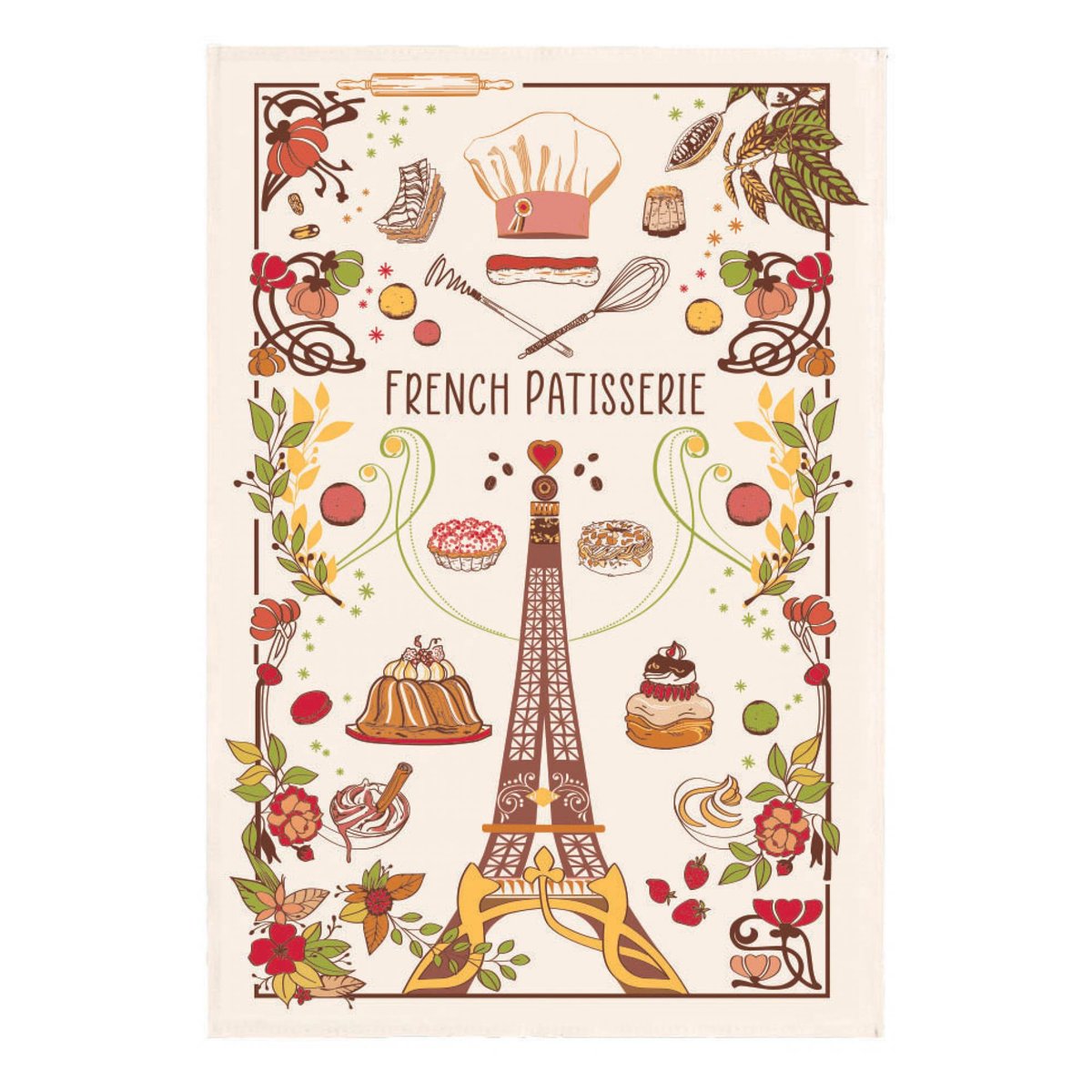 Torchon La pâtissiere ecru, WINKLER