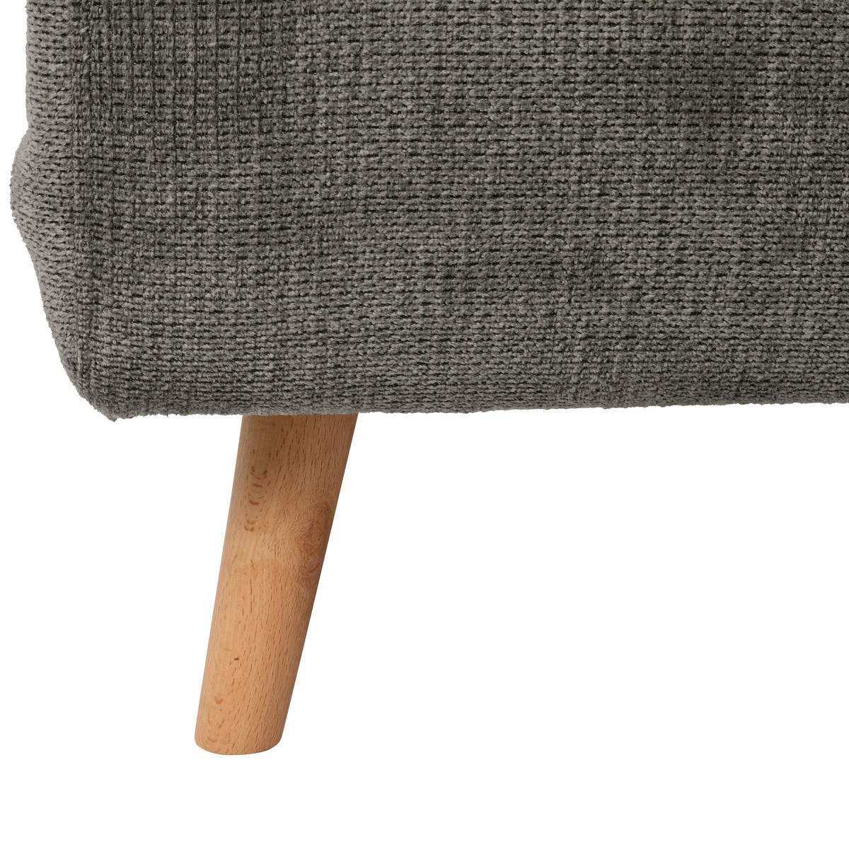 Fauteuil convertible 3 positions en tissu KORA vert cedre, ATMOSPHERA