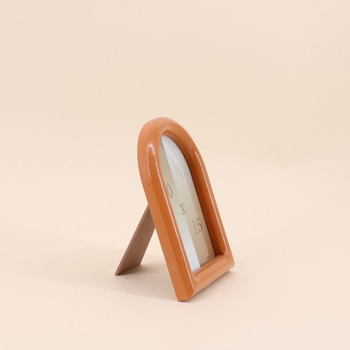 Cadre photo 10x15cm forme arche marron, ORNAMI