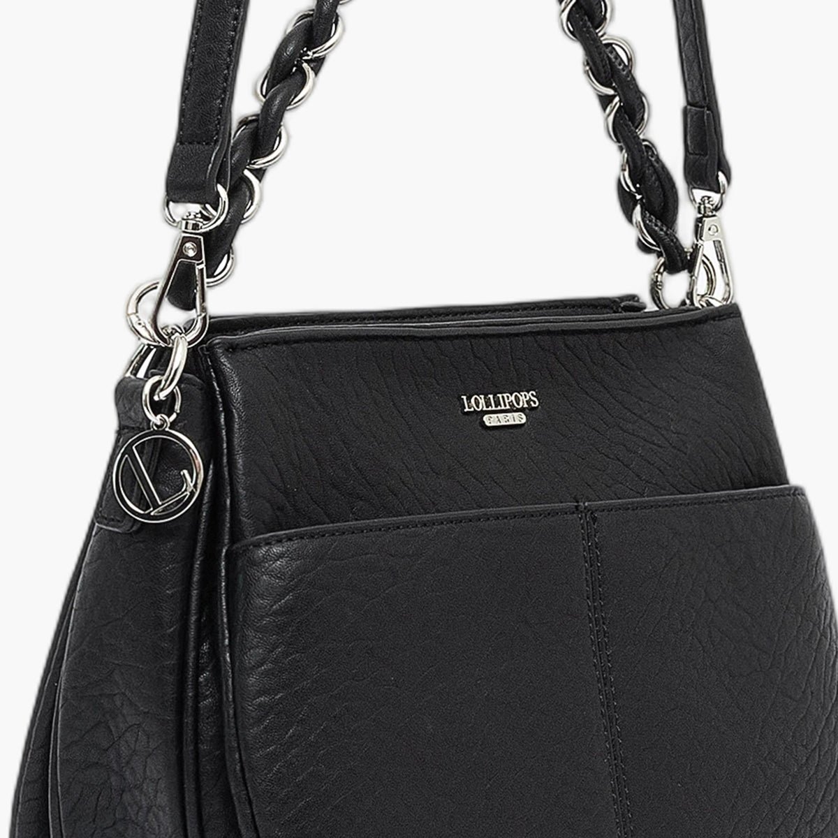 Sac multi poches M Traicy argenté,noir, LOLLIPOPS