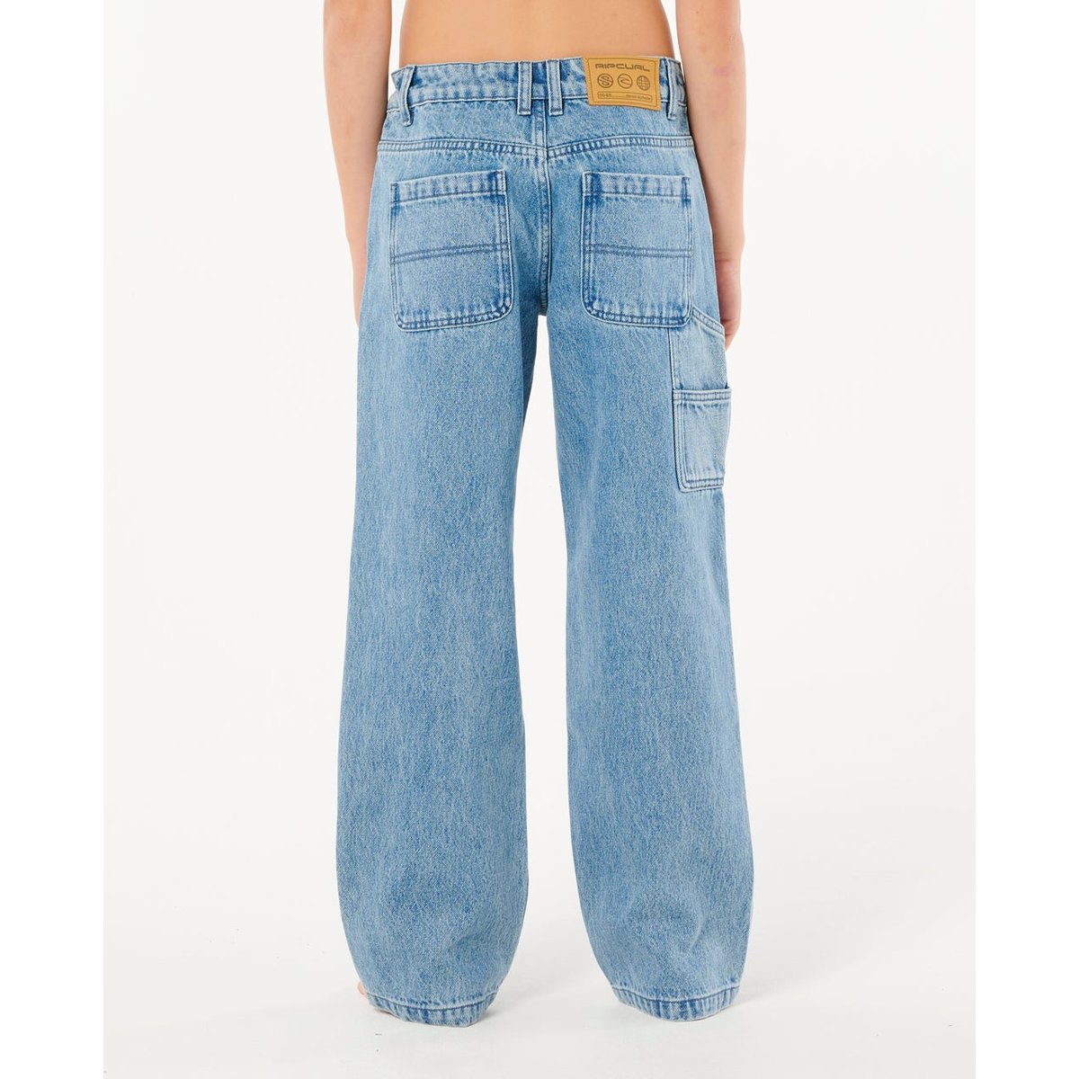 Pantalon HYPED DENIM PANT bleu délavé, RIP CURL