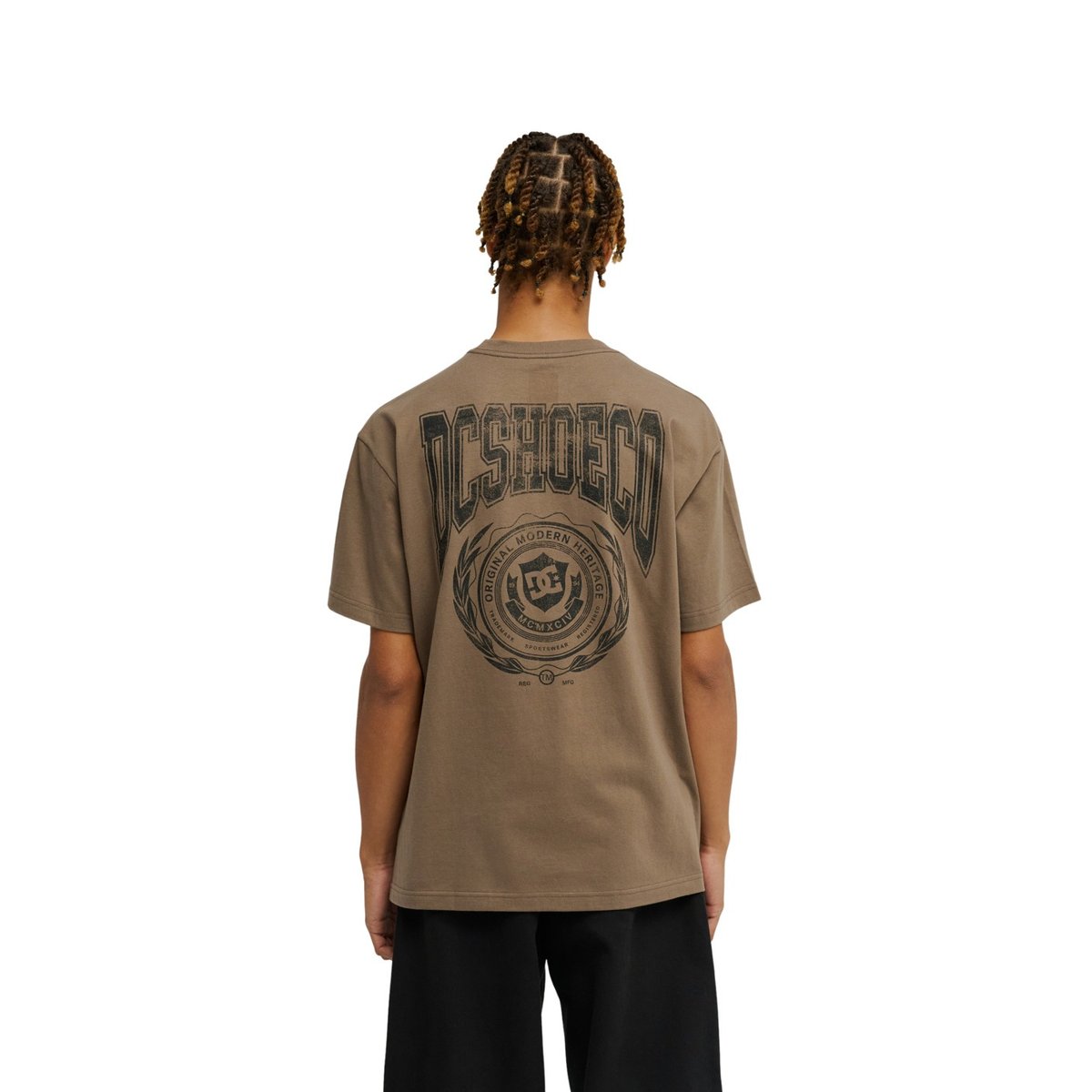 T-Shirt manches courtes. marron morel, DC SHOES