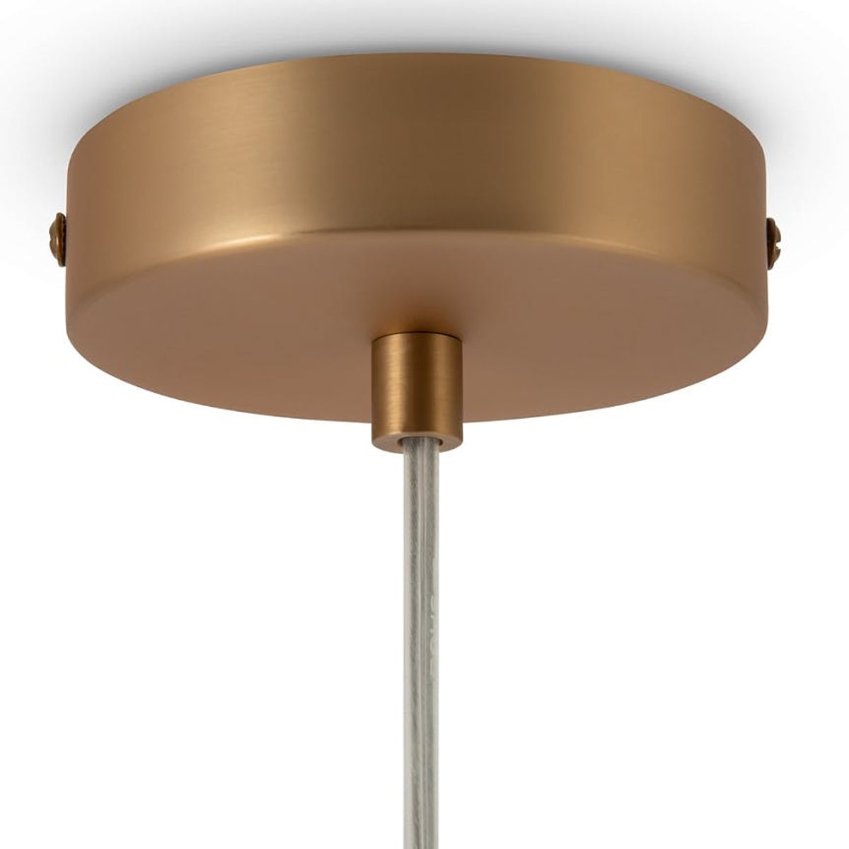 Suspension globe dorée verre dépoli 20 cm DELTONA doré, PIER IMPORT