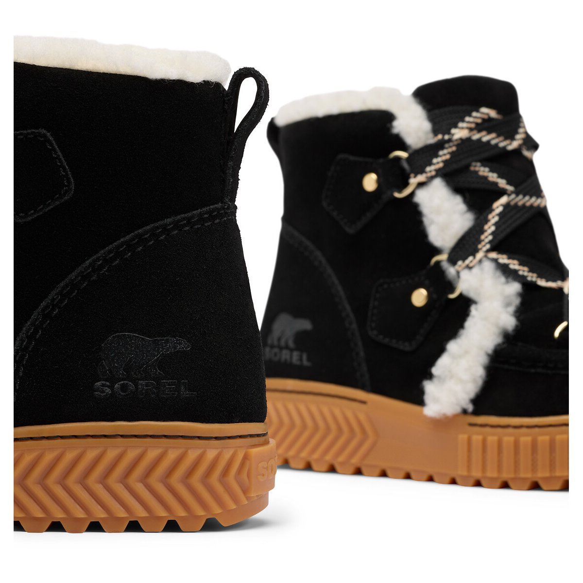 Ona Ave Alpine Plus Waterproof Faux Fur-Lined Ankle Boots black, SOREL