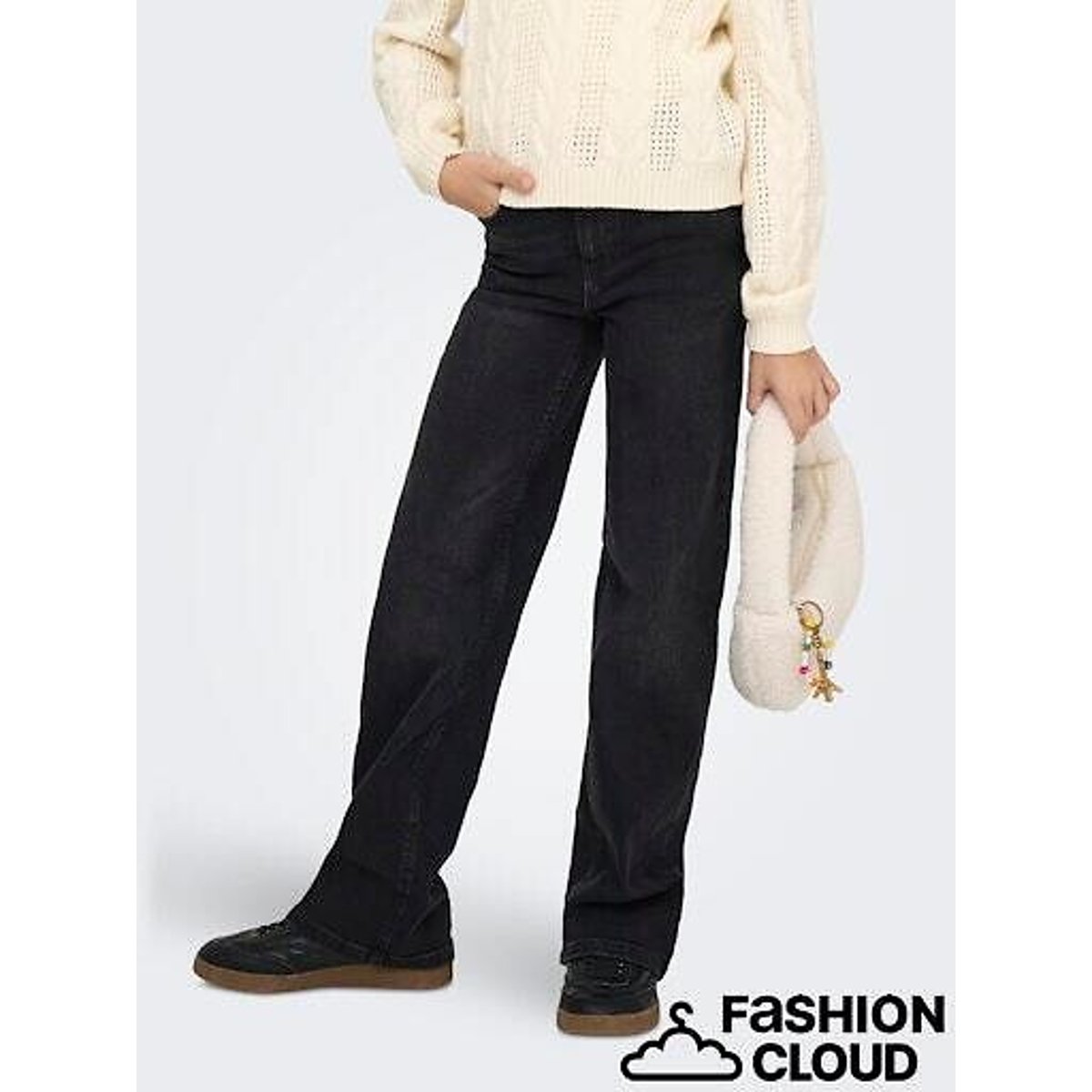 Kogjuicy Straight Jeans faded black, KIDS ONLY