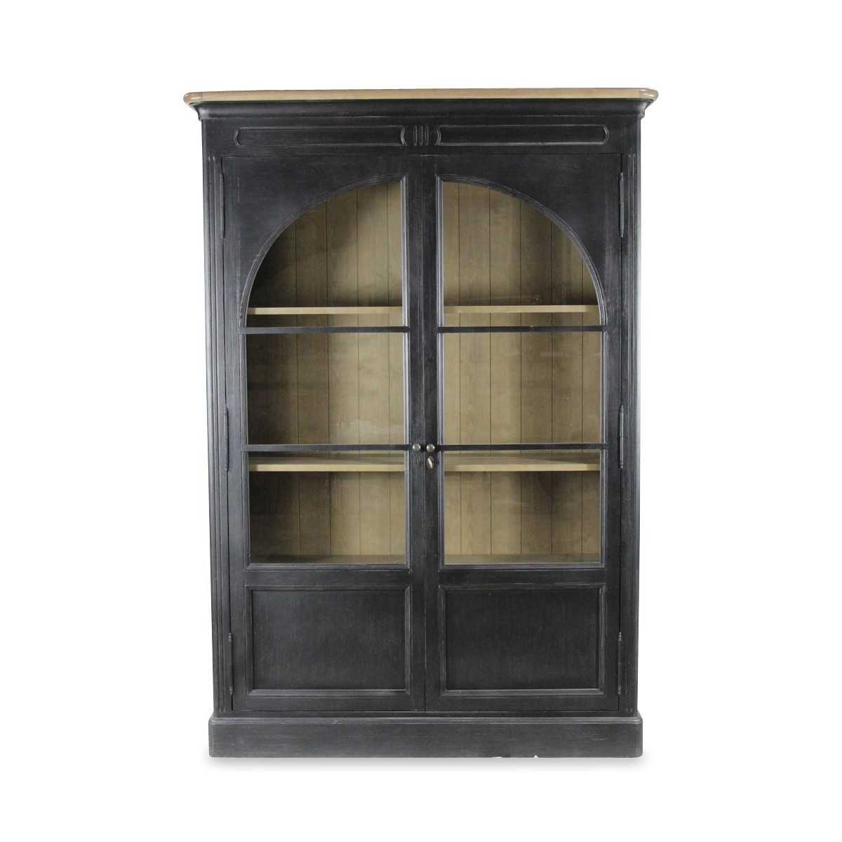 Armoire 2 portes noir, INTERIOR'S