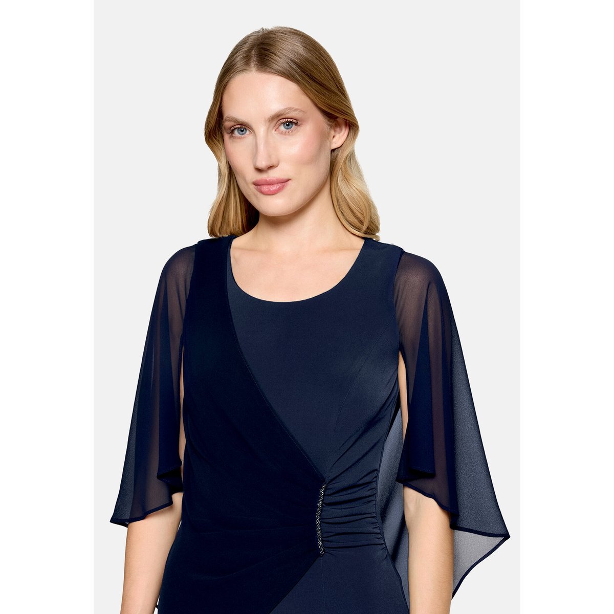 Robe de cocktail à fronce night sky, VERA MONT