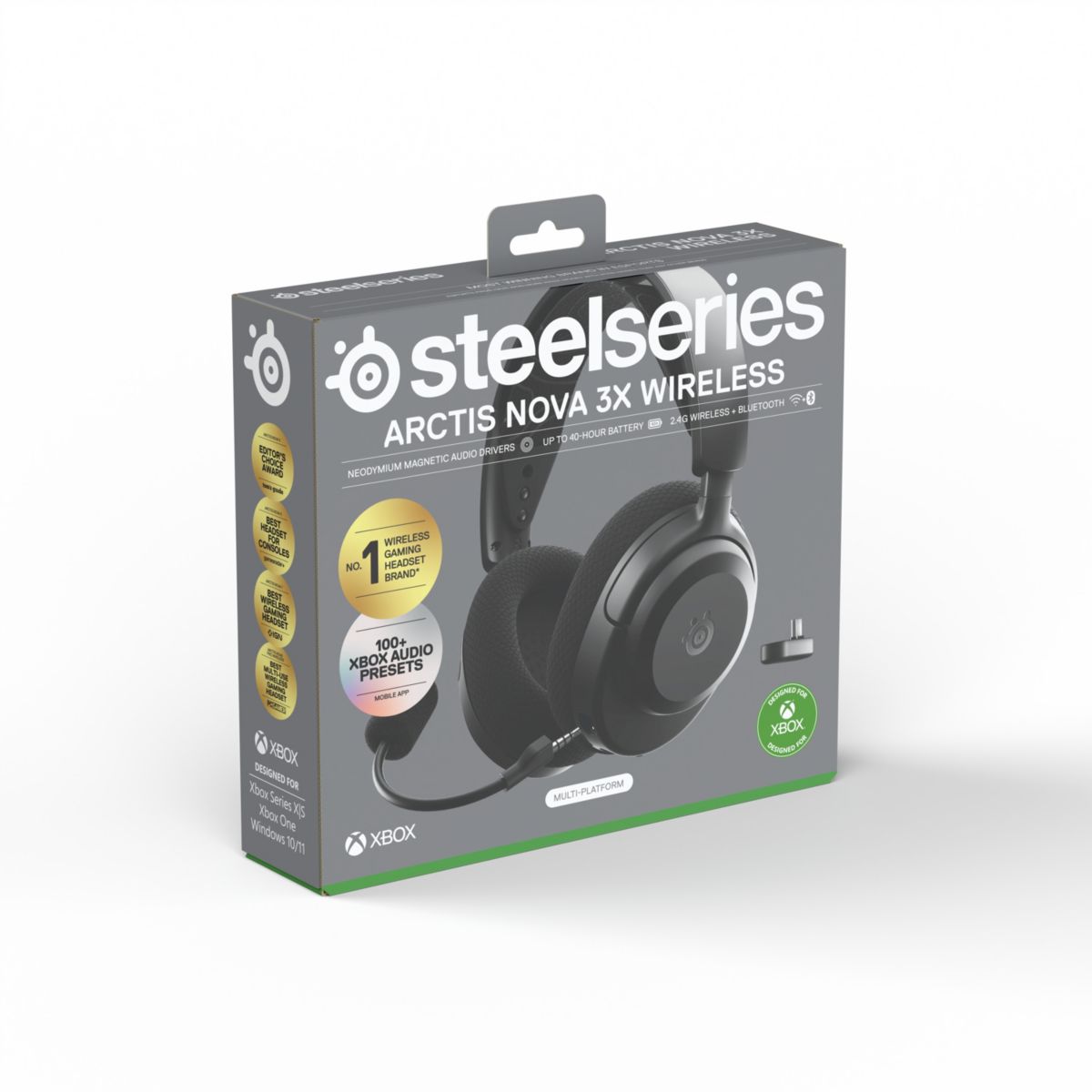 Casque gamer Arctis Nova 3 XW Noir couleur unique, STEELSERIES