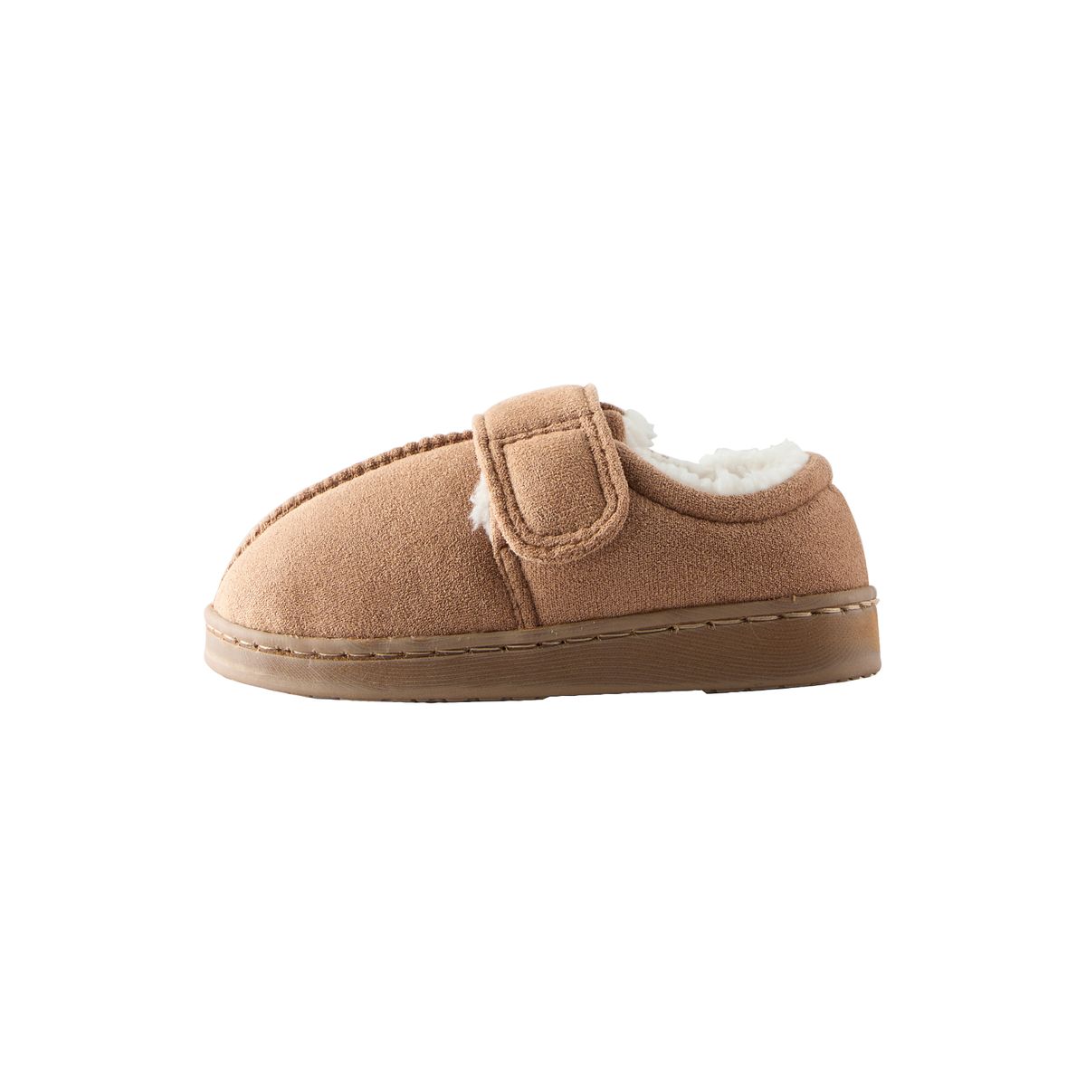 Chaussons à semelle moulée et doublure chaude fauve/marron, NEXT