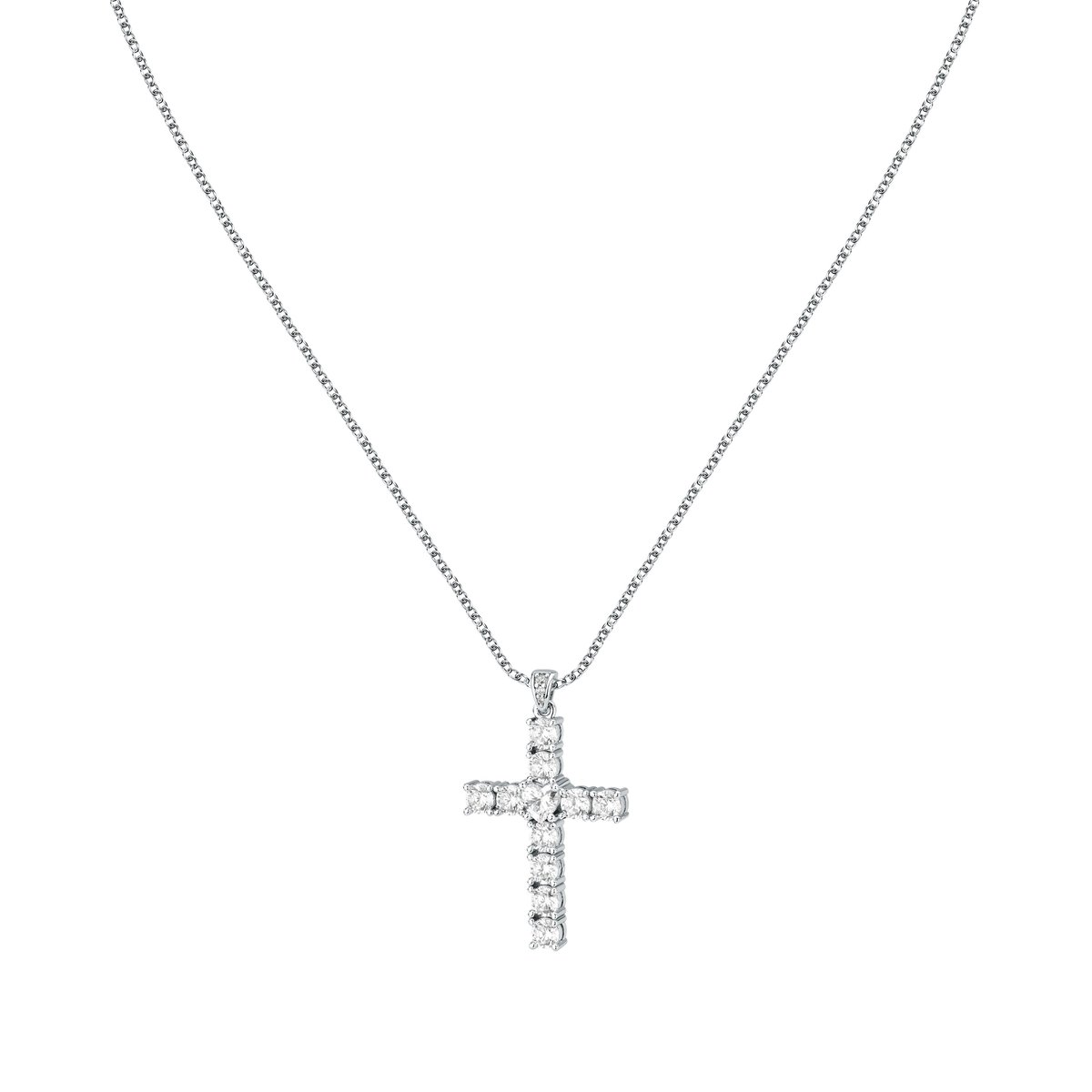 Collier CRISTALLI acier inoxydable, BLUESPIRIT