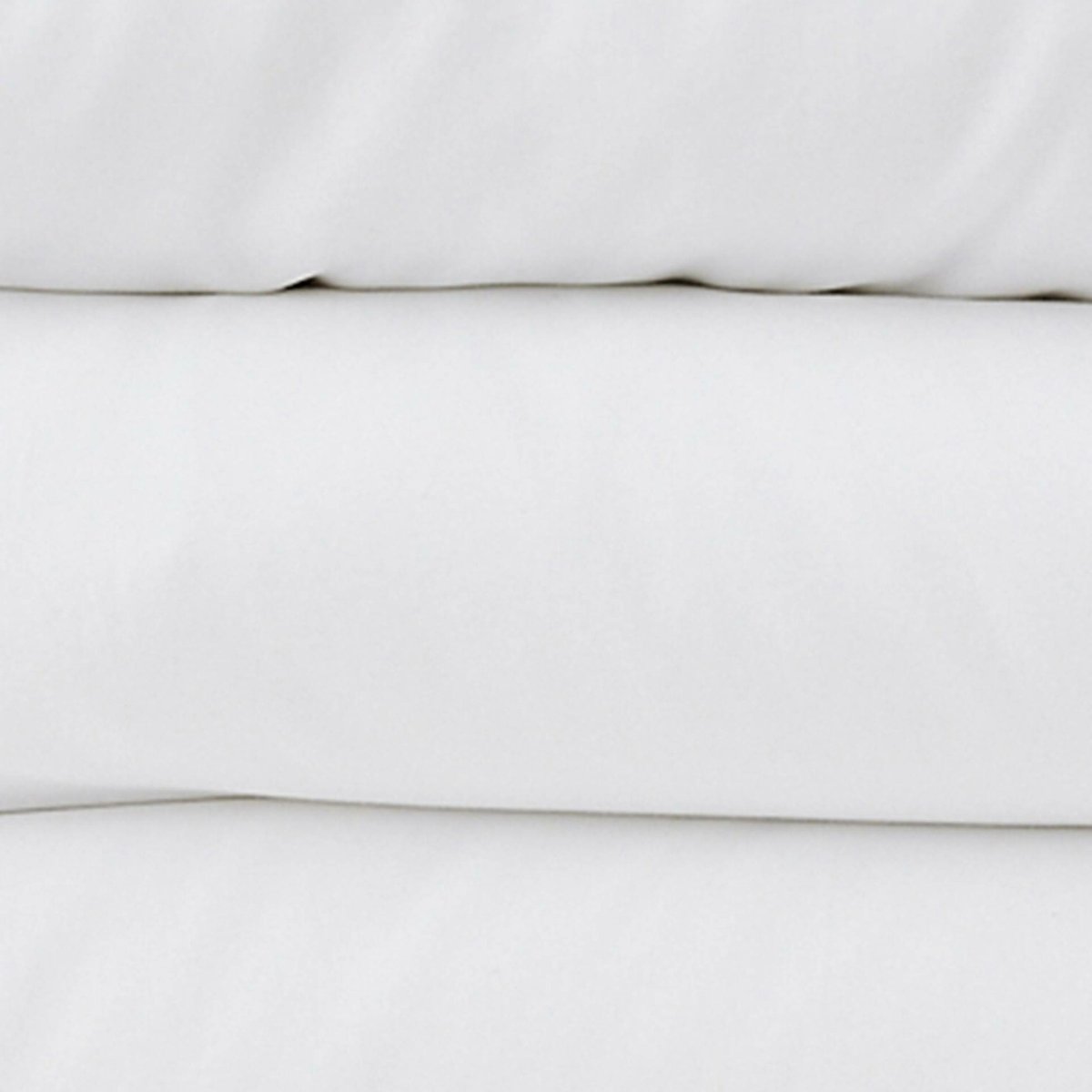 Housse de couette, satin de coton bio blanc, MONOPRIX