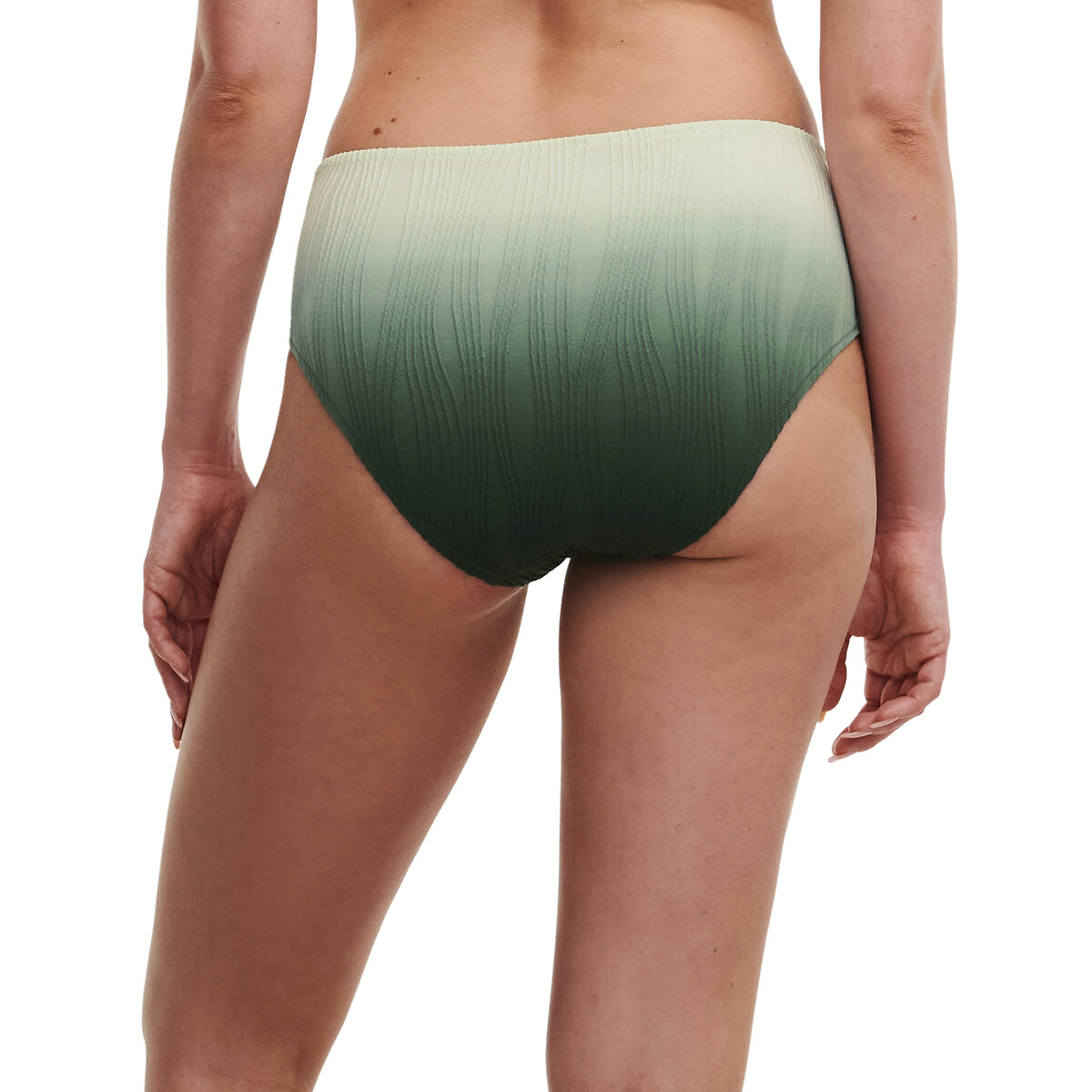 One Size Pulp High Waist Bikini Bottoms green tie dye, CHANTELLE