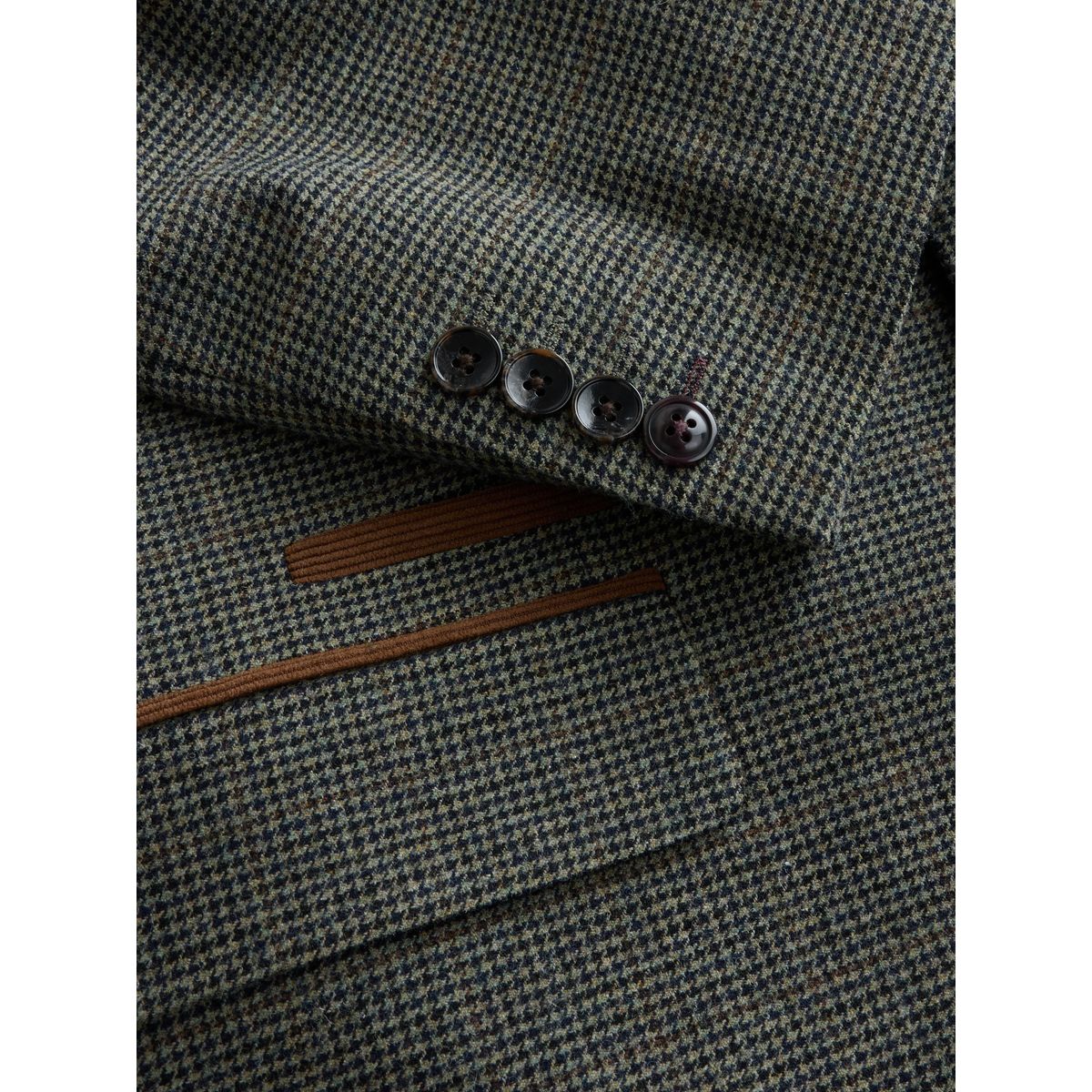 Veste regular en laine mélangée nova fides vert, NEXT