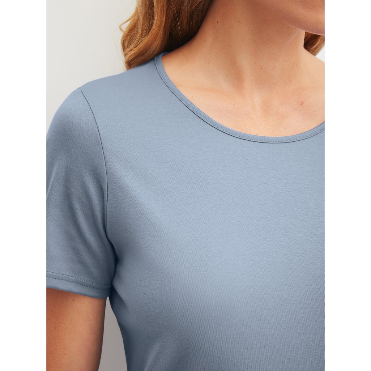 Pyjama court manches courtes Coton STRIPED DREAMS aura blue, CALIDA