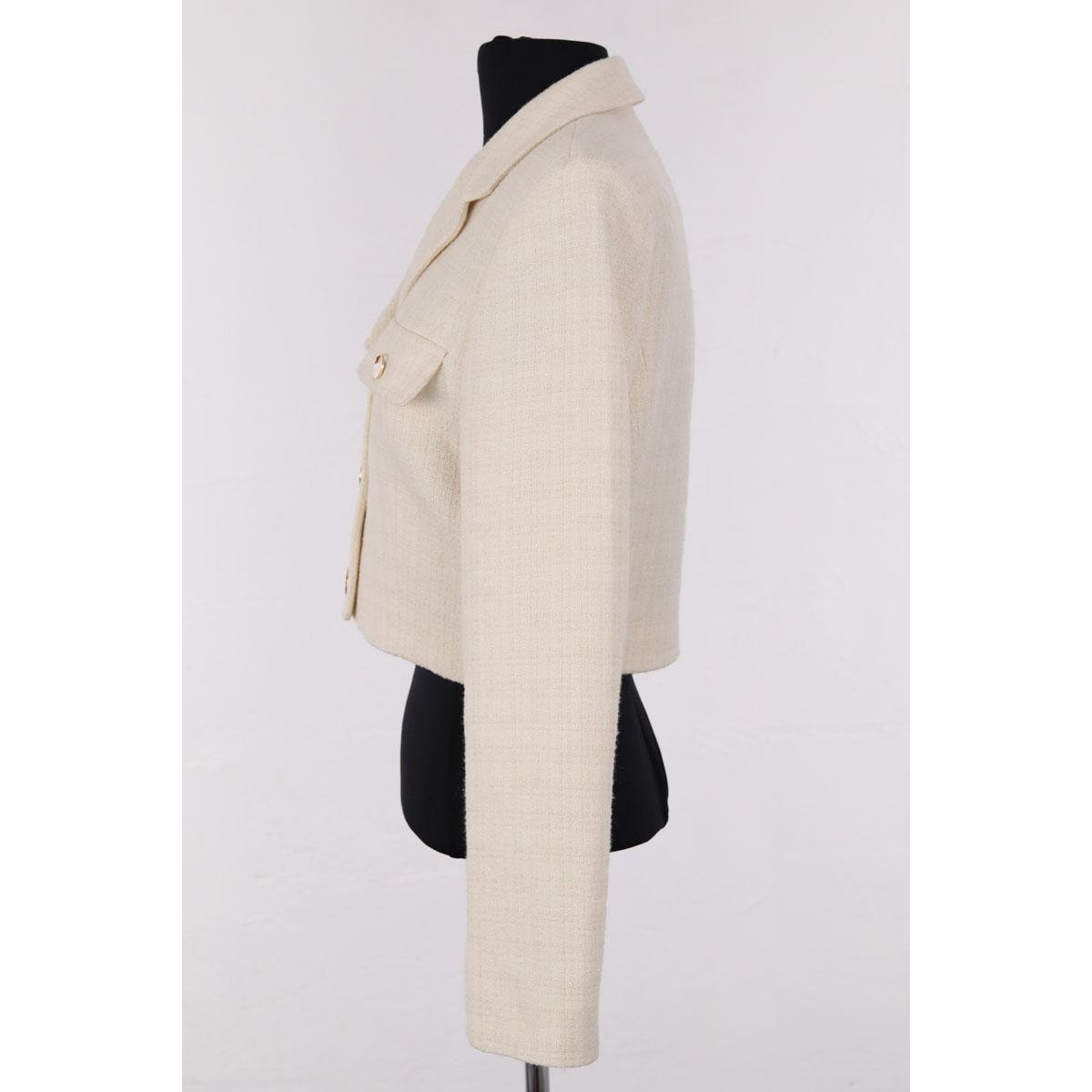 Veste - Très Bon État ecru, SANDRO