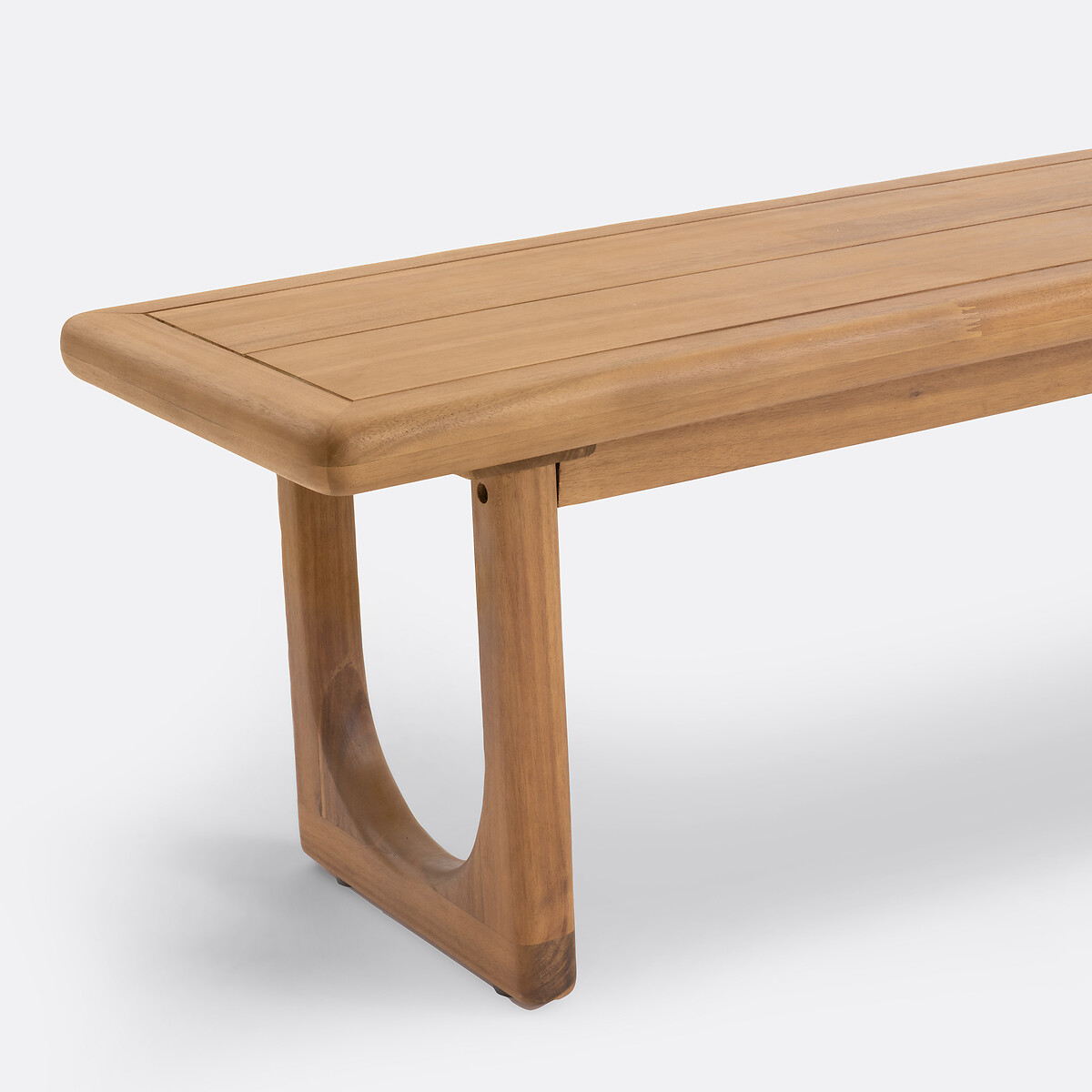 Banc de table de jardin en acacia massif, DOUVE acacia, LA REDOUTE INTERIEURS