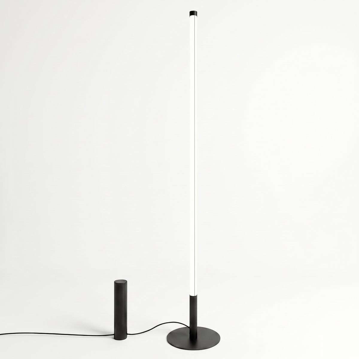 Lampadaire Noir LED 1 Trang noir, EDEN
