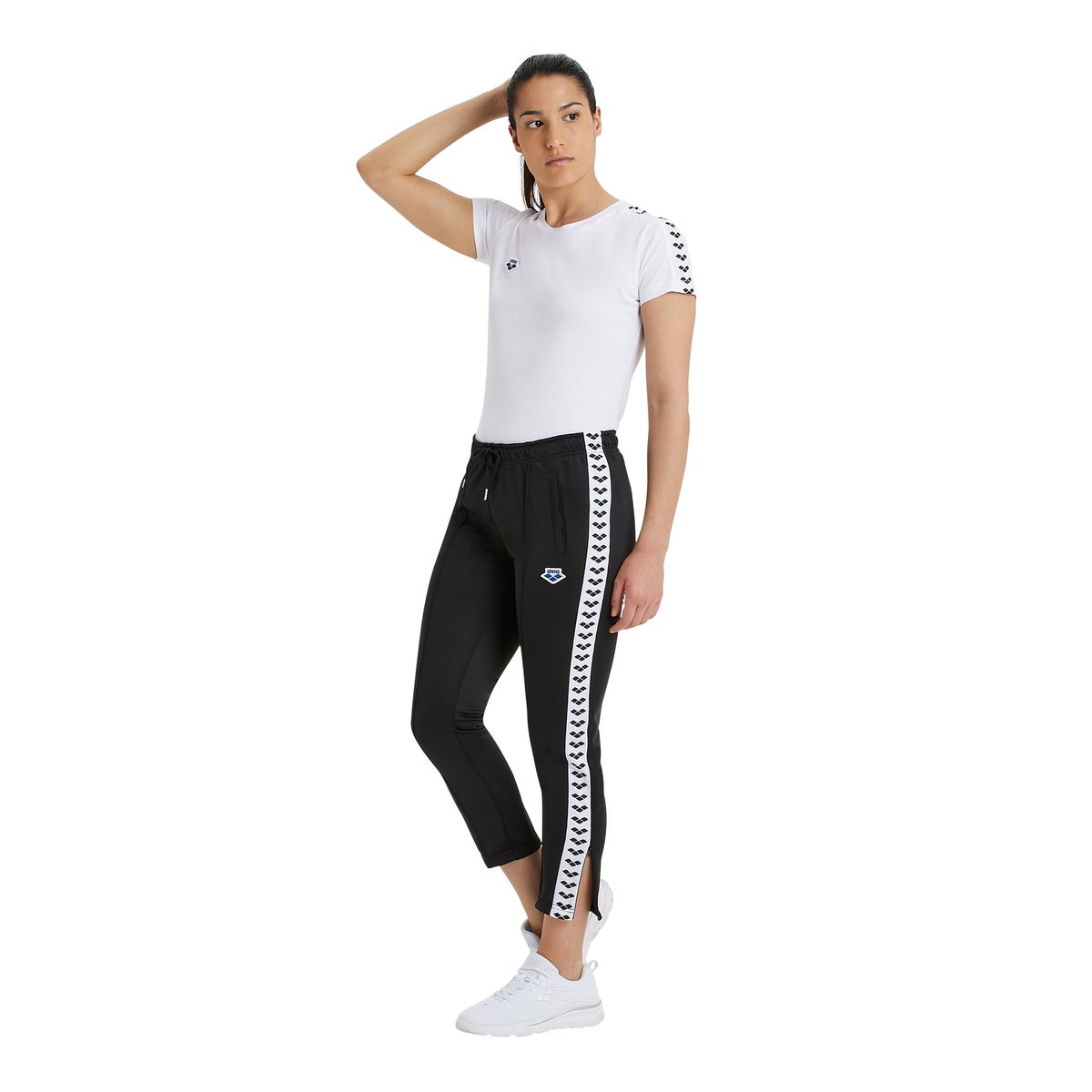 Pantalon 7/8ème Icons Team black-white-black, ARENA