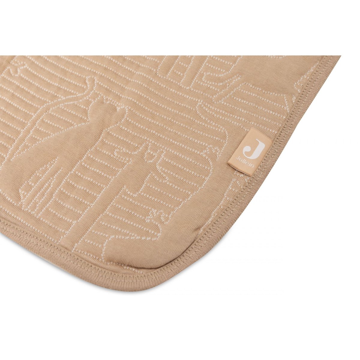 Couverture en coton beige, marron, JOLLEIN