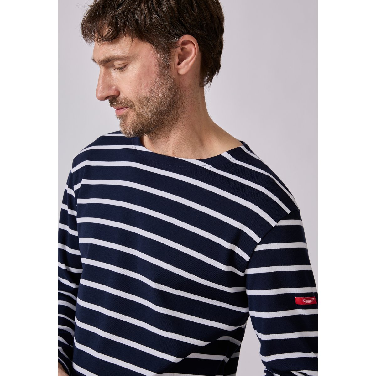 Marinière Thermolactyl bleu marine rayé, DAMART
