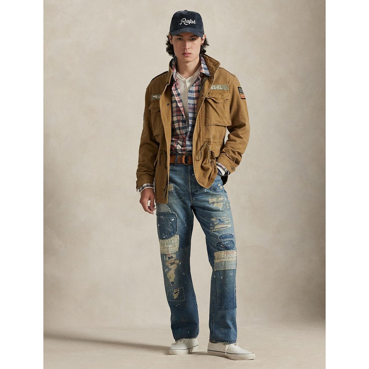 Veste saharienne iconique camel, POLO RALPH LAUREN