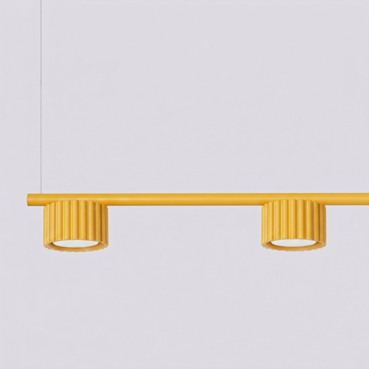 Lustre Aluminium Jaune Gx53 4 AURA jaune, EDEN