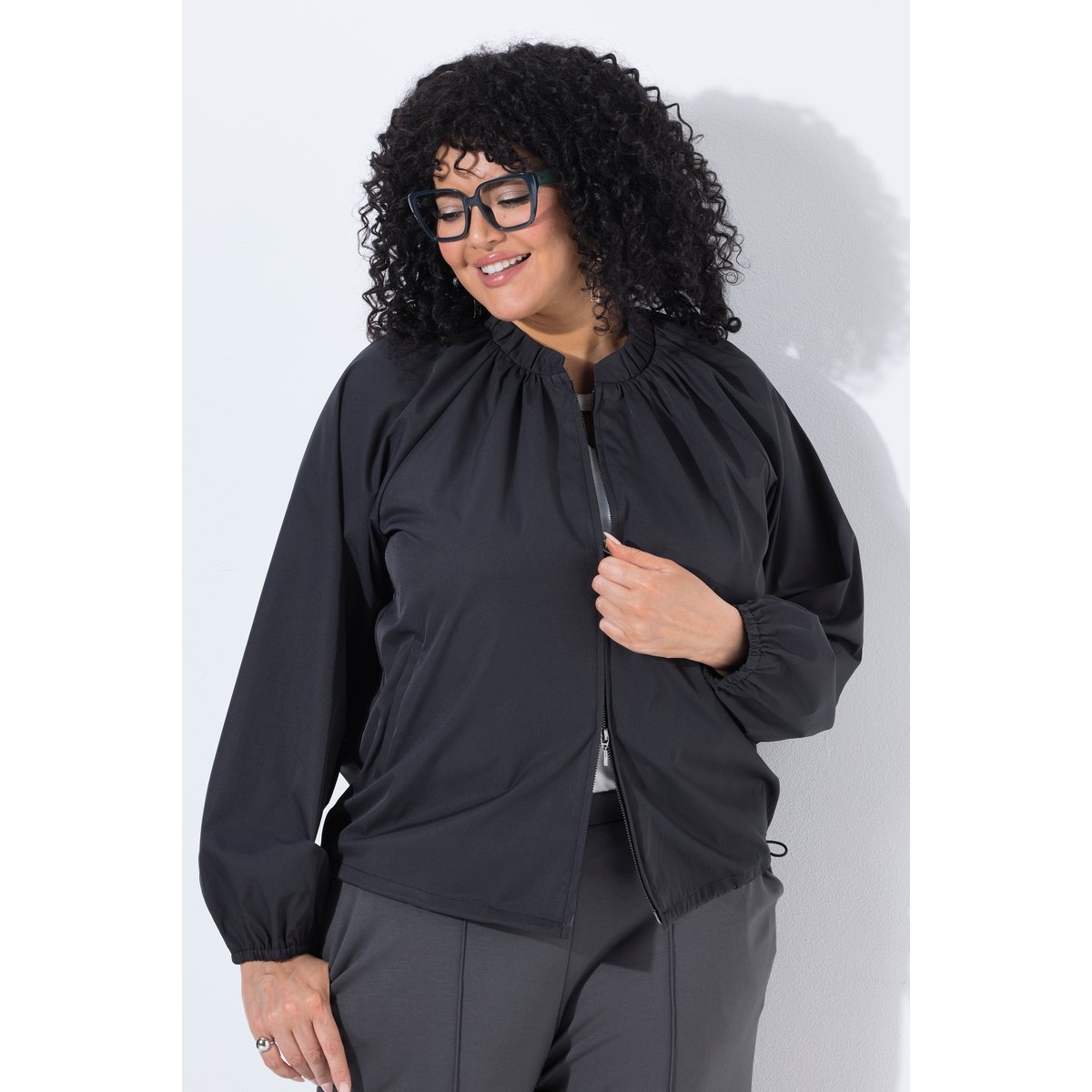Blouson « ballon » olive foncé, ULLA POPKEN