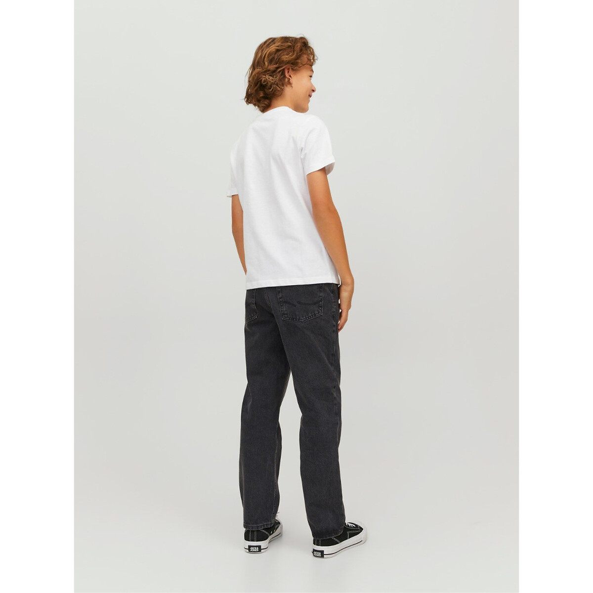 Jean coupe loose noir, JACK & JONES JUNIOR