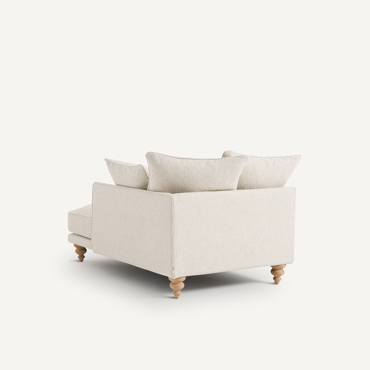 Longchair bouclette, Lazare krijt, AM.PM