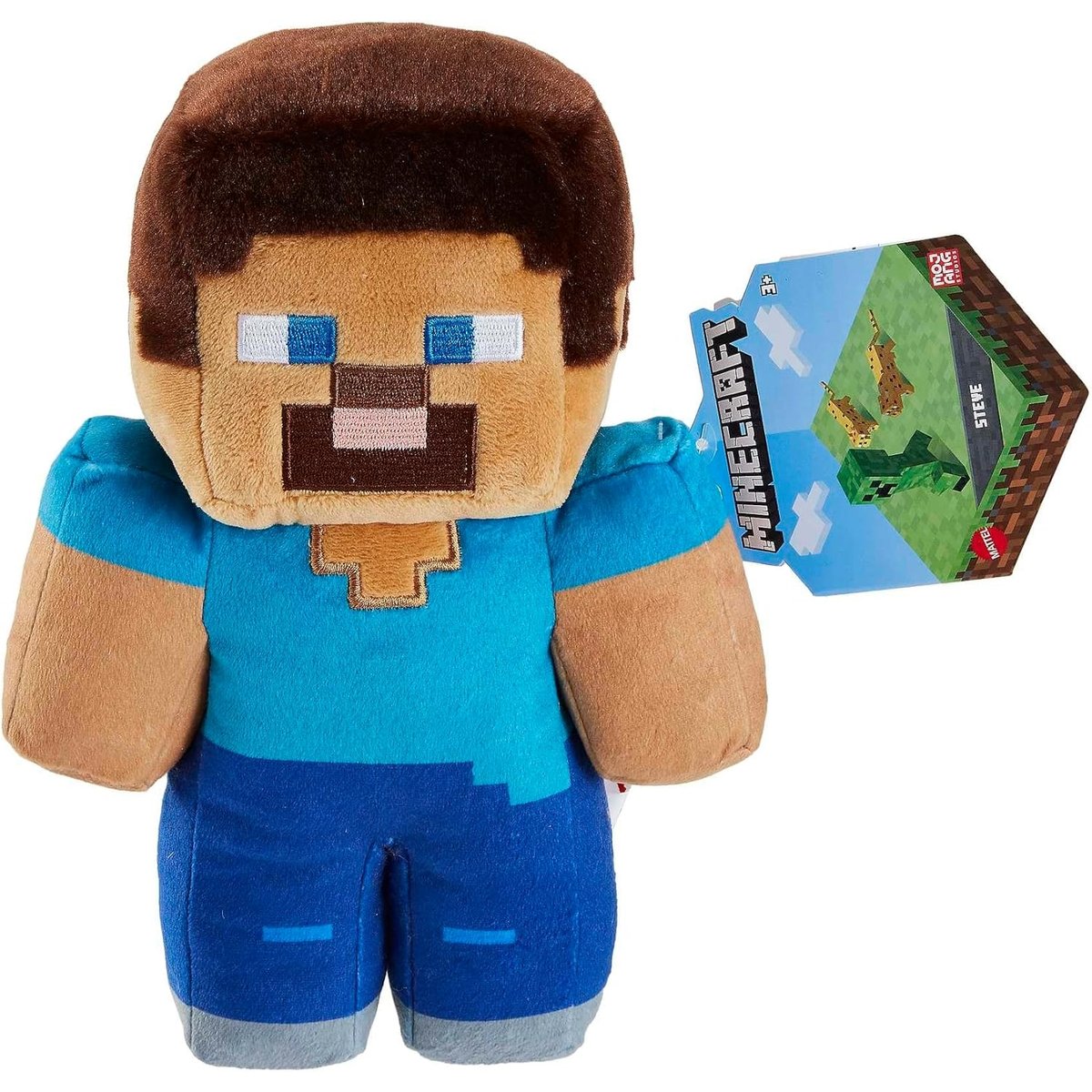 Minecraft - Peluche à collectionner bleu, MATTEL