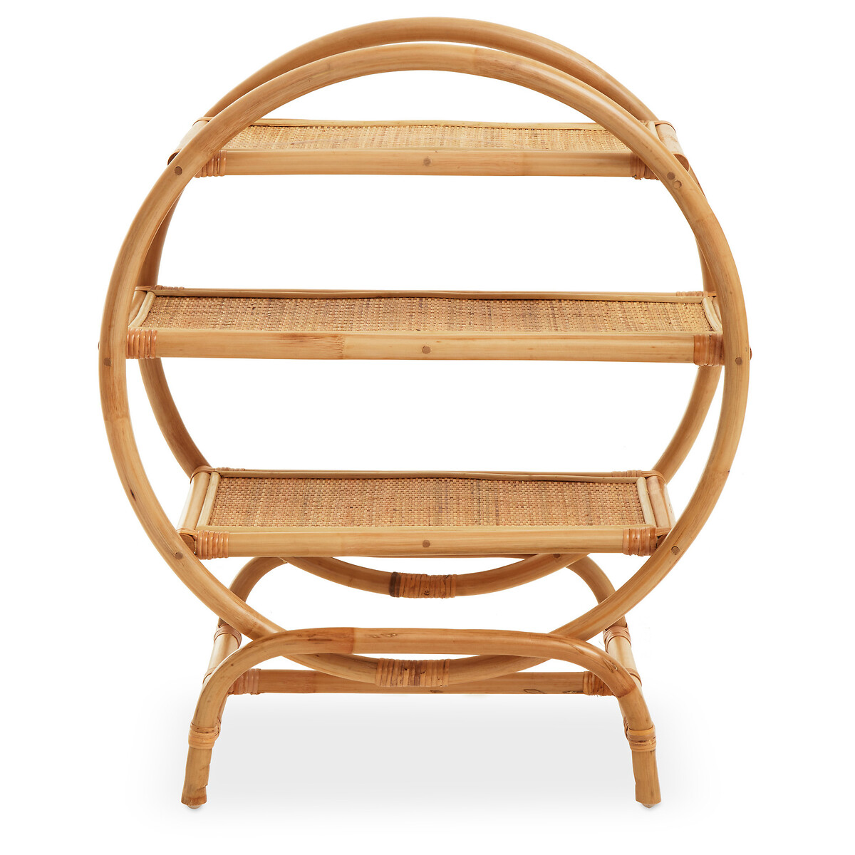 Anoki Rattan Console Shelving Unit natural, SO'HOME